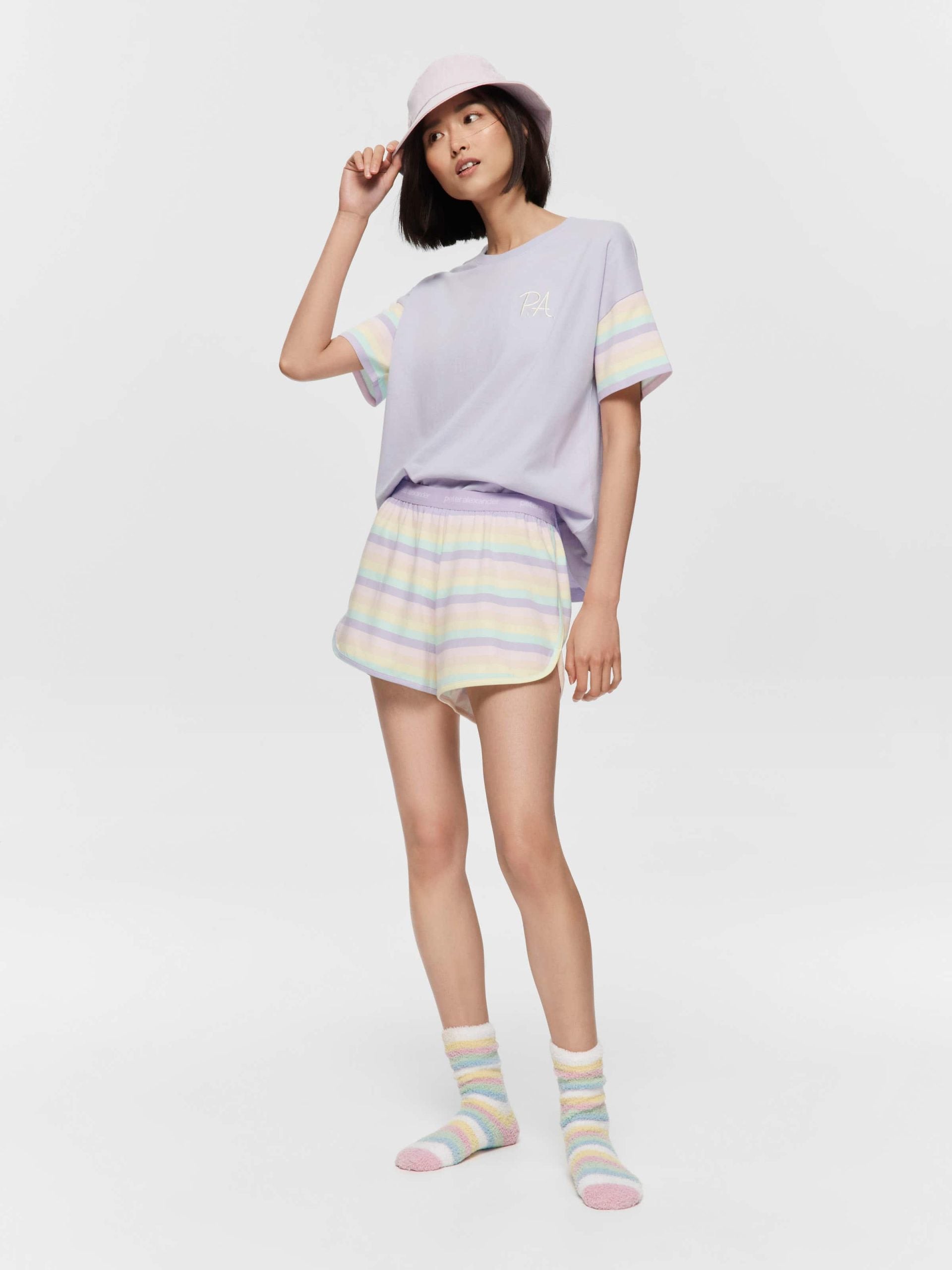 Pastel Stripe Short multi image 1