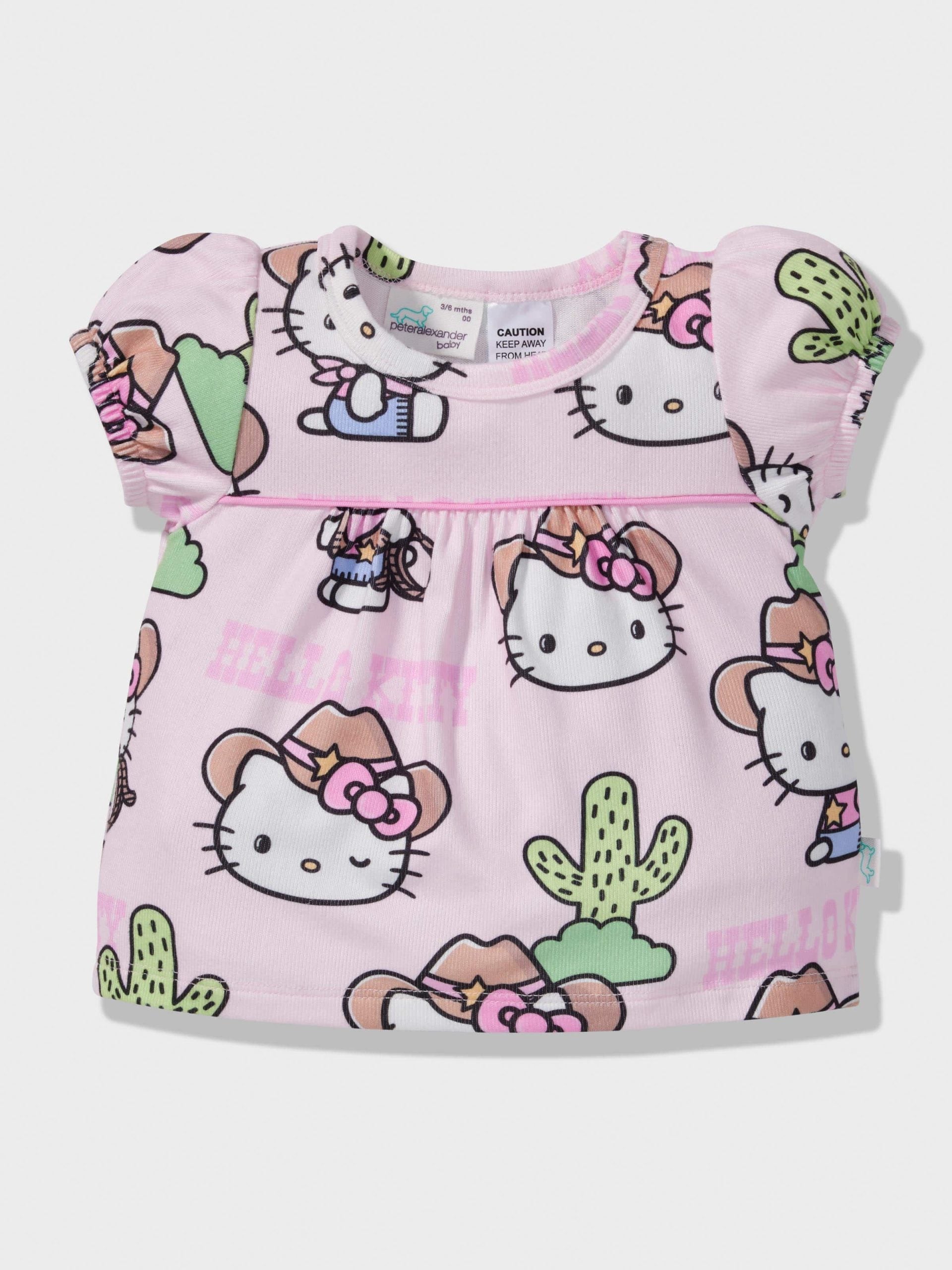Baby Hello Kitty Cowboy Short Plush Pj Set Multi image 2