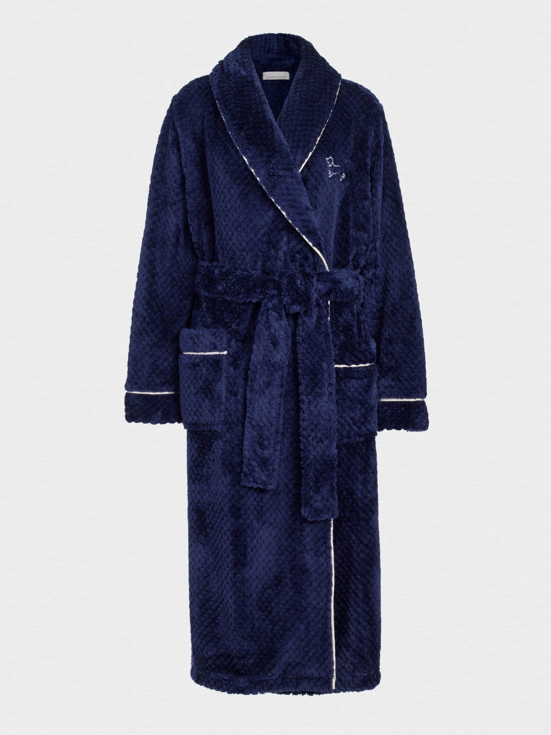 Peters Navy Jacquard Gown navy image 4