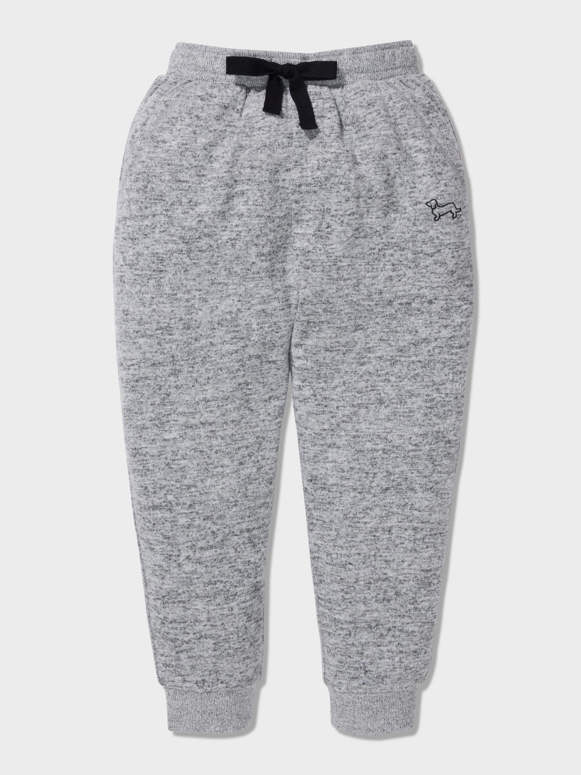 Boys Fuzzy Grey Pj Set grey image 4