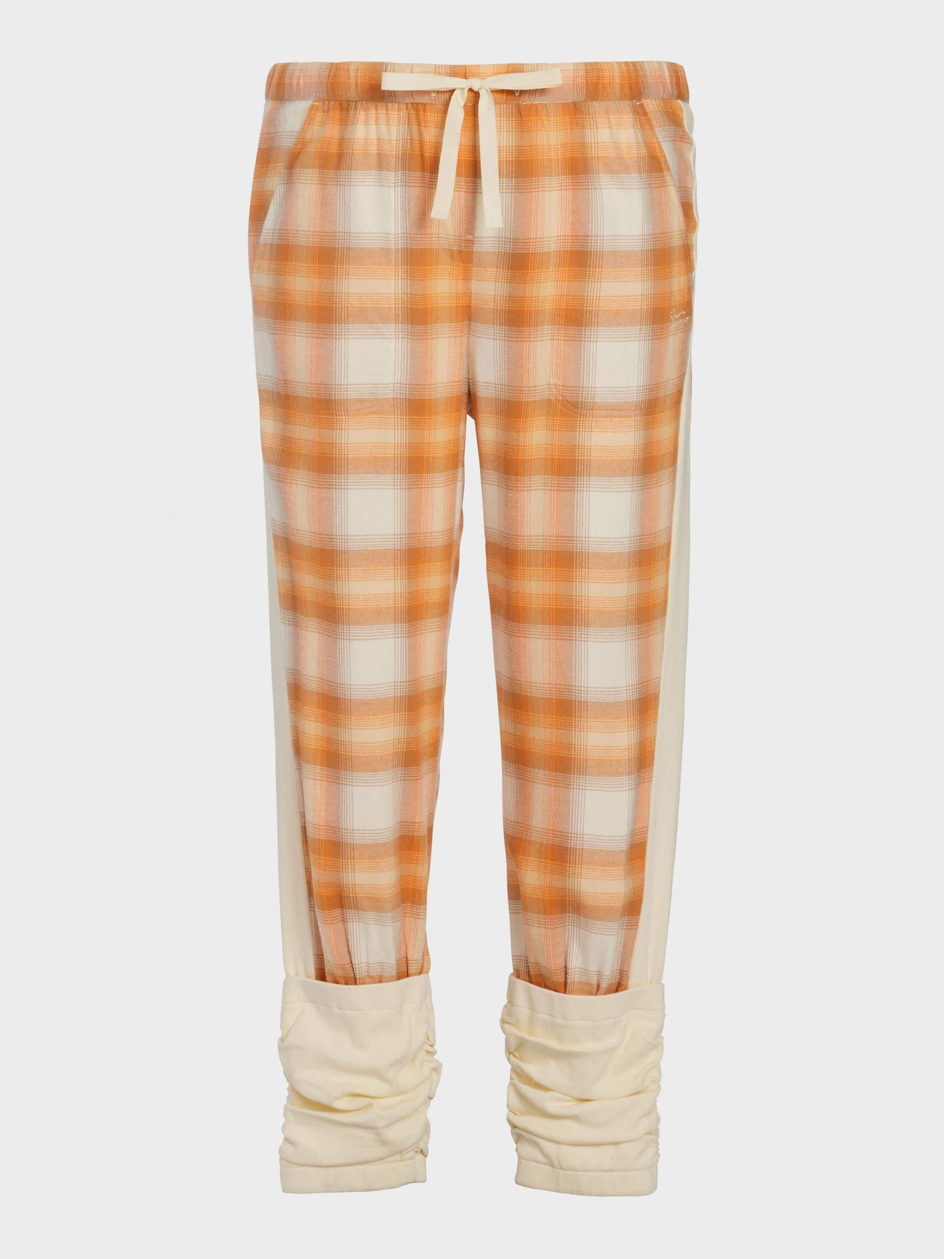P.A. Plus Cowgirl Check Bamboo Flannelette Legwarmer Pj Pant Multi image 3