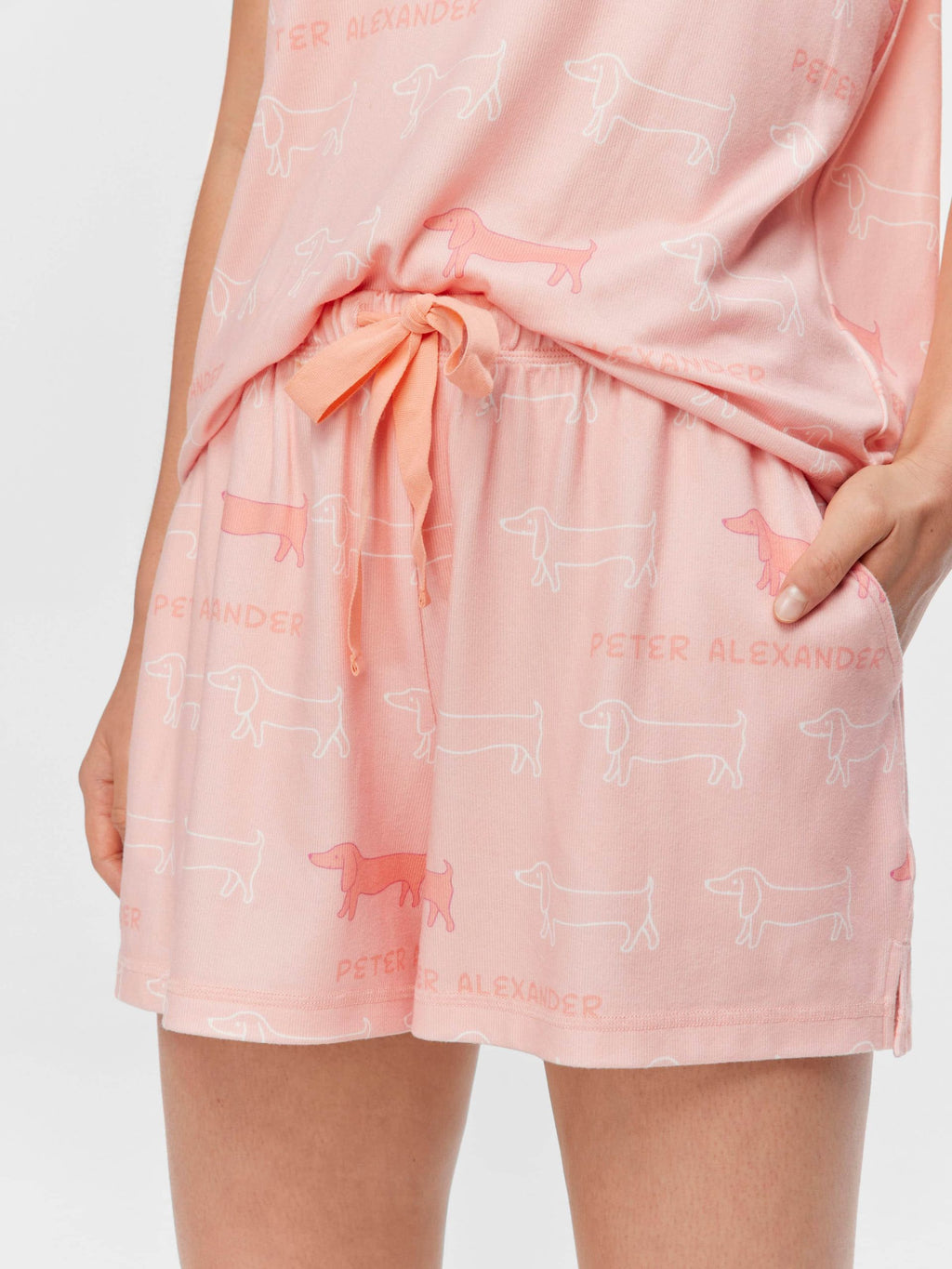 Plush Peach Penny Mid Short multi image 1