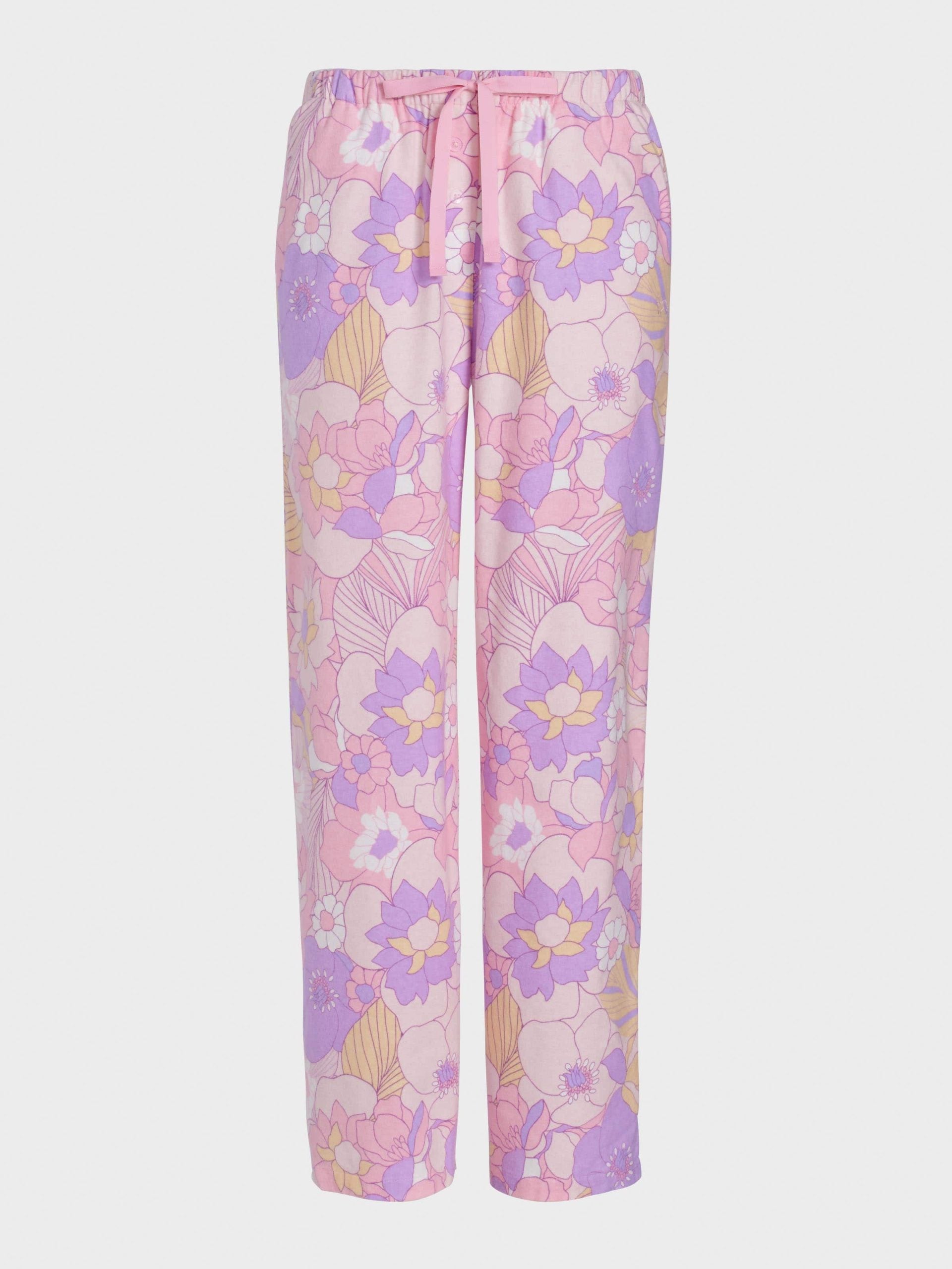 Stencil Floral Classic Flannelette Pj Pant multi image 3