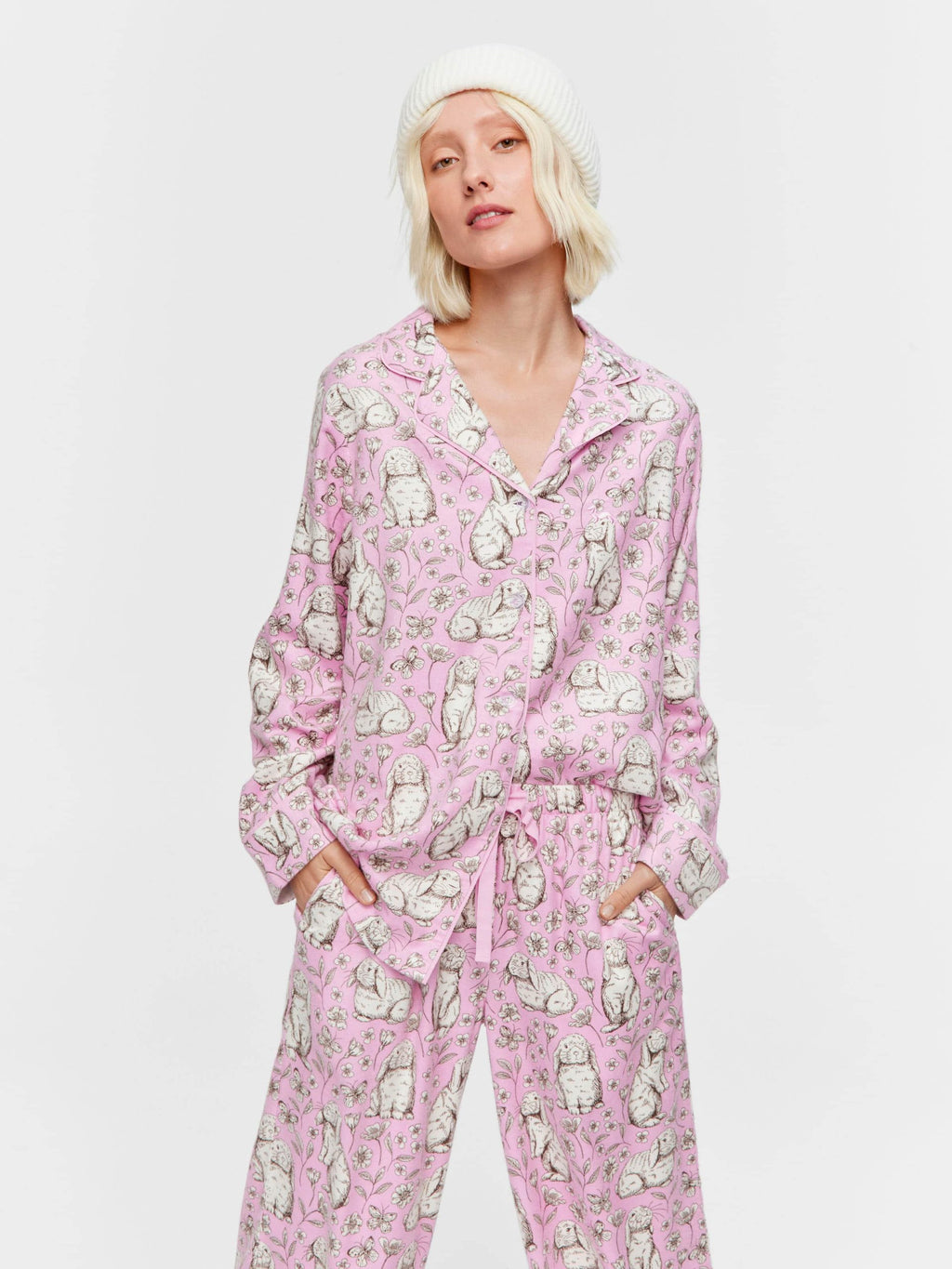 Toile Bunny Bamboo Flannelette Long Pj Set multi image 3