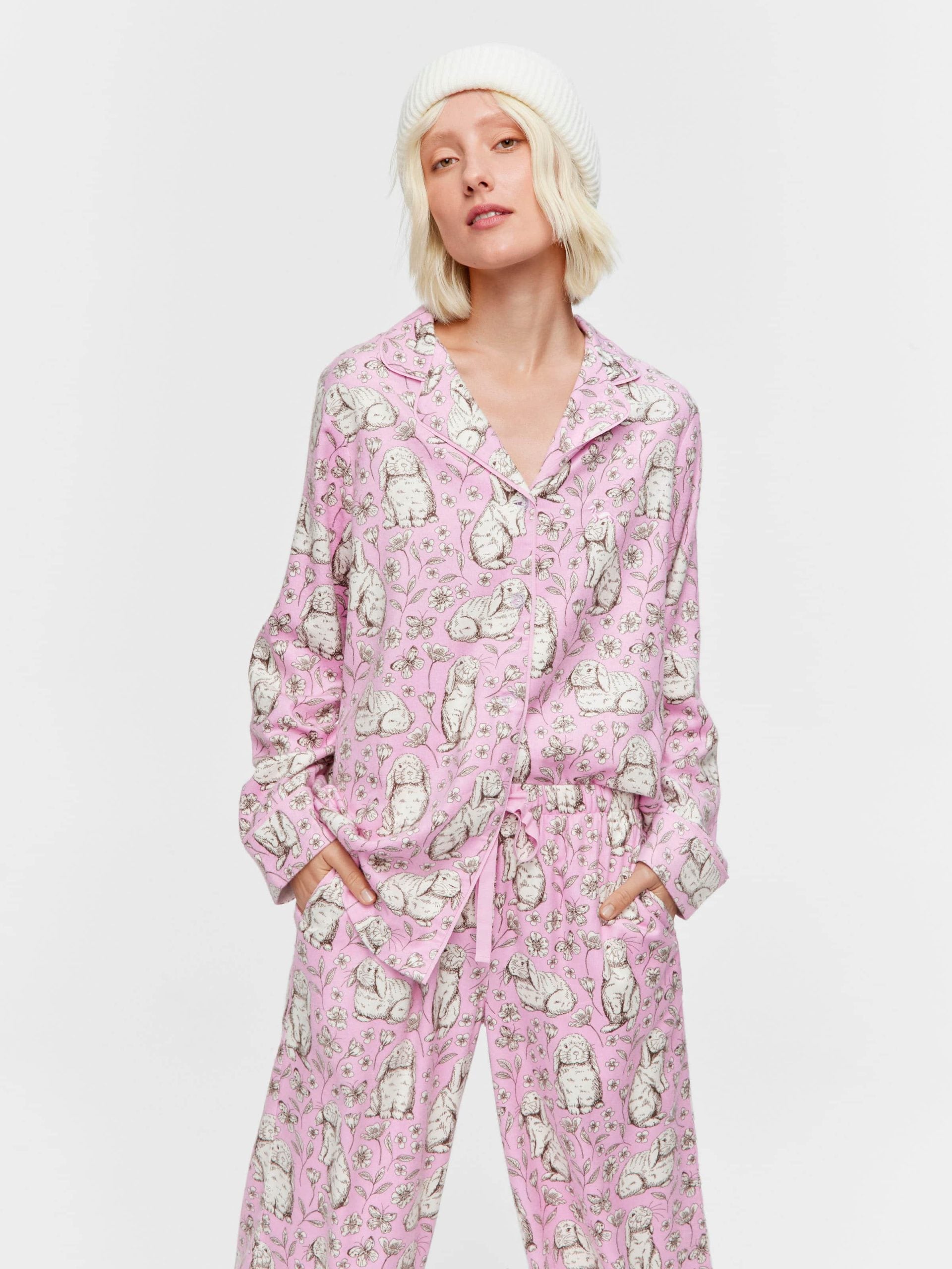 Toile Bunny Bamboo Flannelette Long Pj Set multi image 3