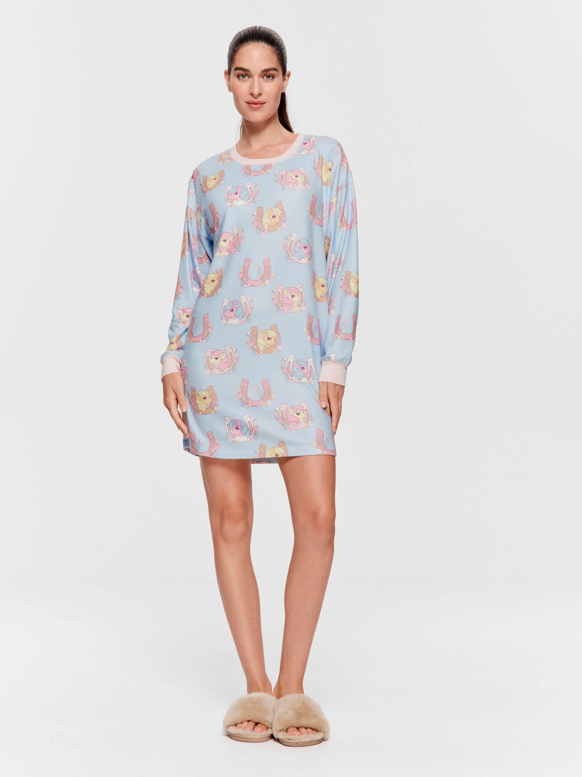 My Little Pony Rodeo Long Sleeve Nightie Multi image 1
