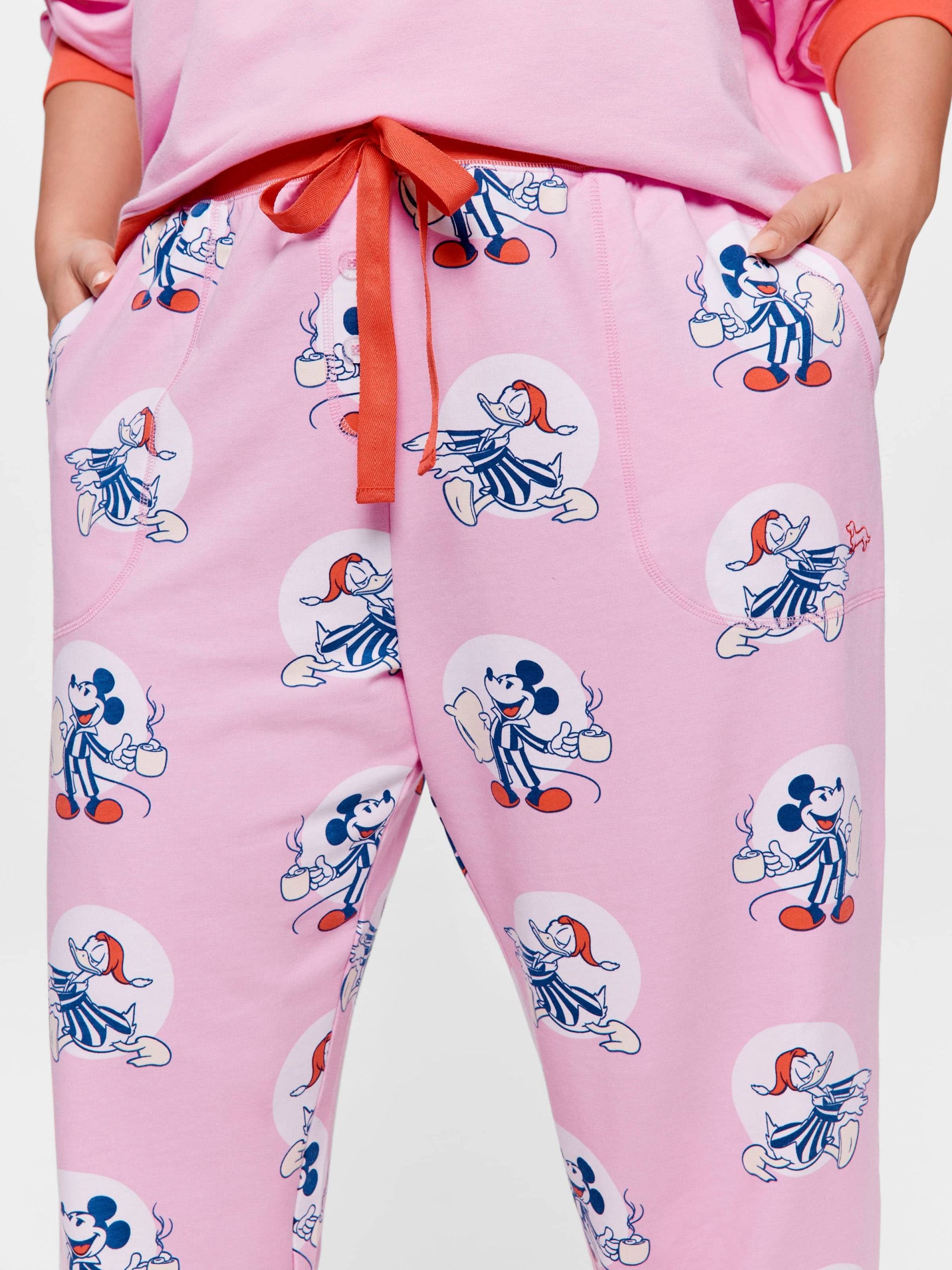 P.A. Plus Sleepy Donald Duck Easy Pj Pant Multi image 0