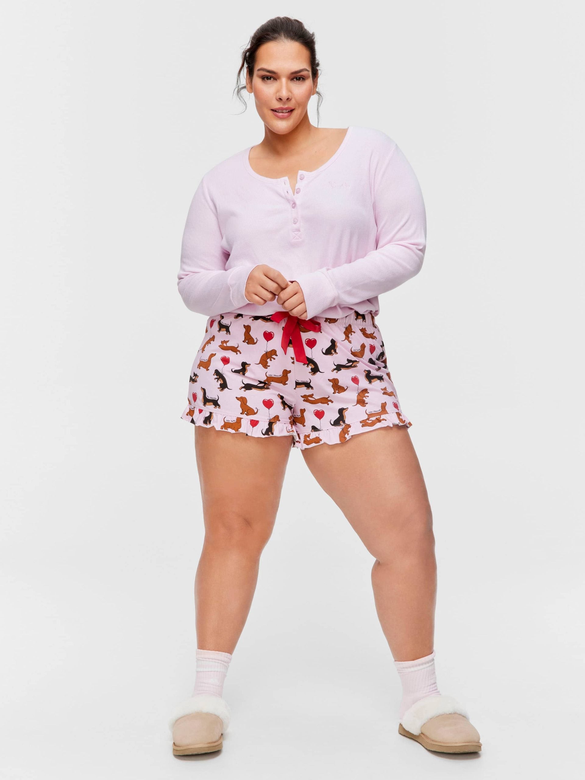 P.A. Plus Valentines Day Mini Flutter Short Multi image 0