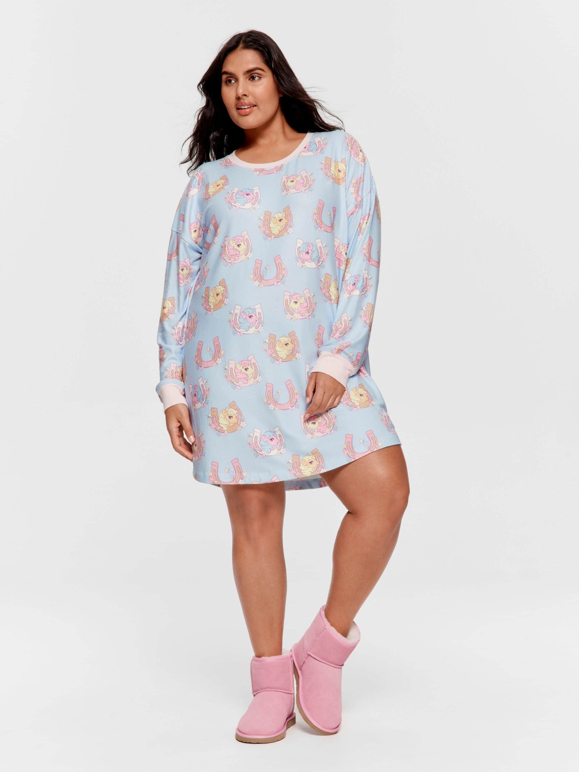 P.A. Plus My Little Pony Rodeo Long Sleeve Nightie Multi image 0