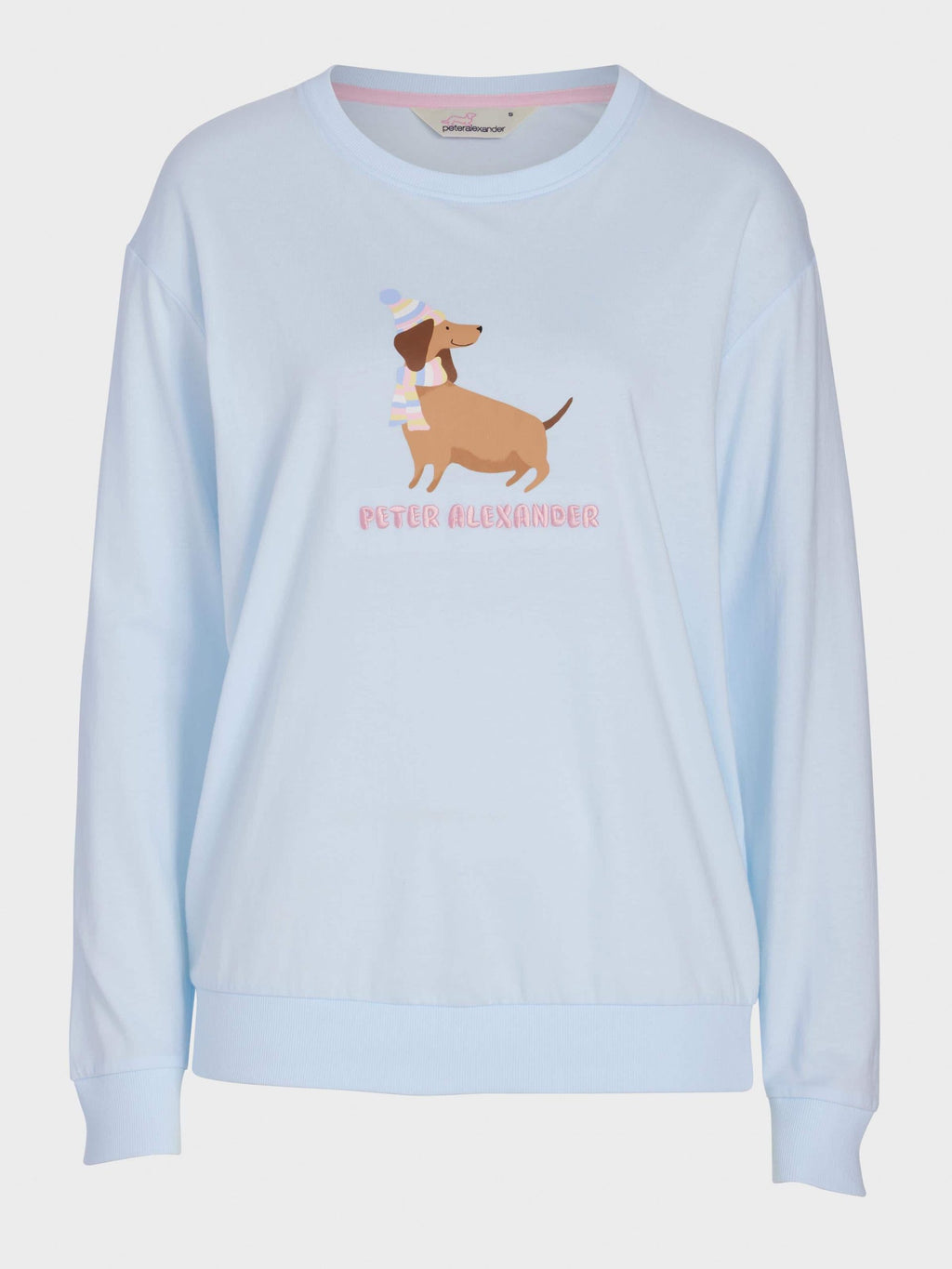 Beanie Dog Long Sleeve Top Blue image 3