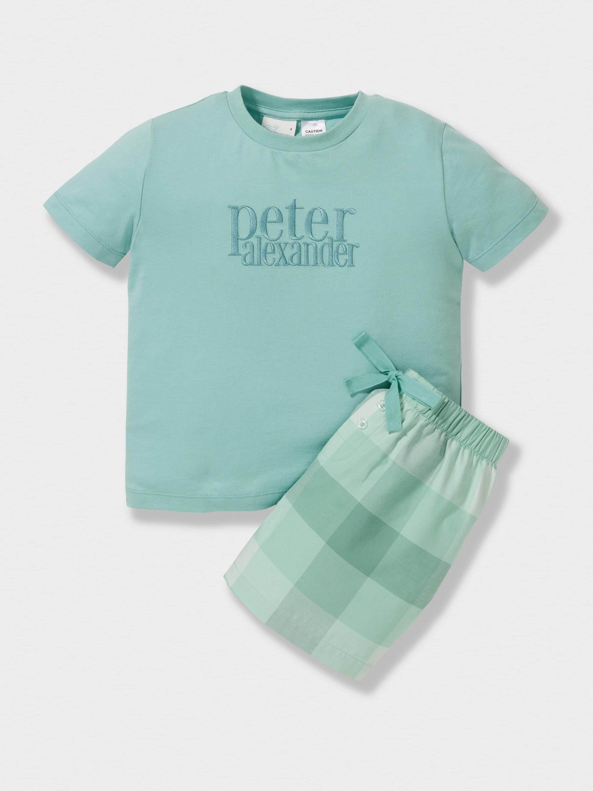 Boys Heritage Short Pj Set green image 0