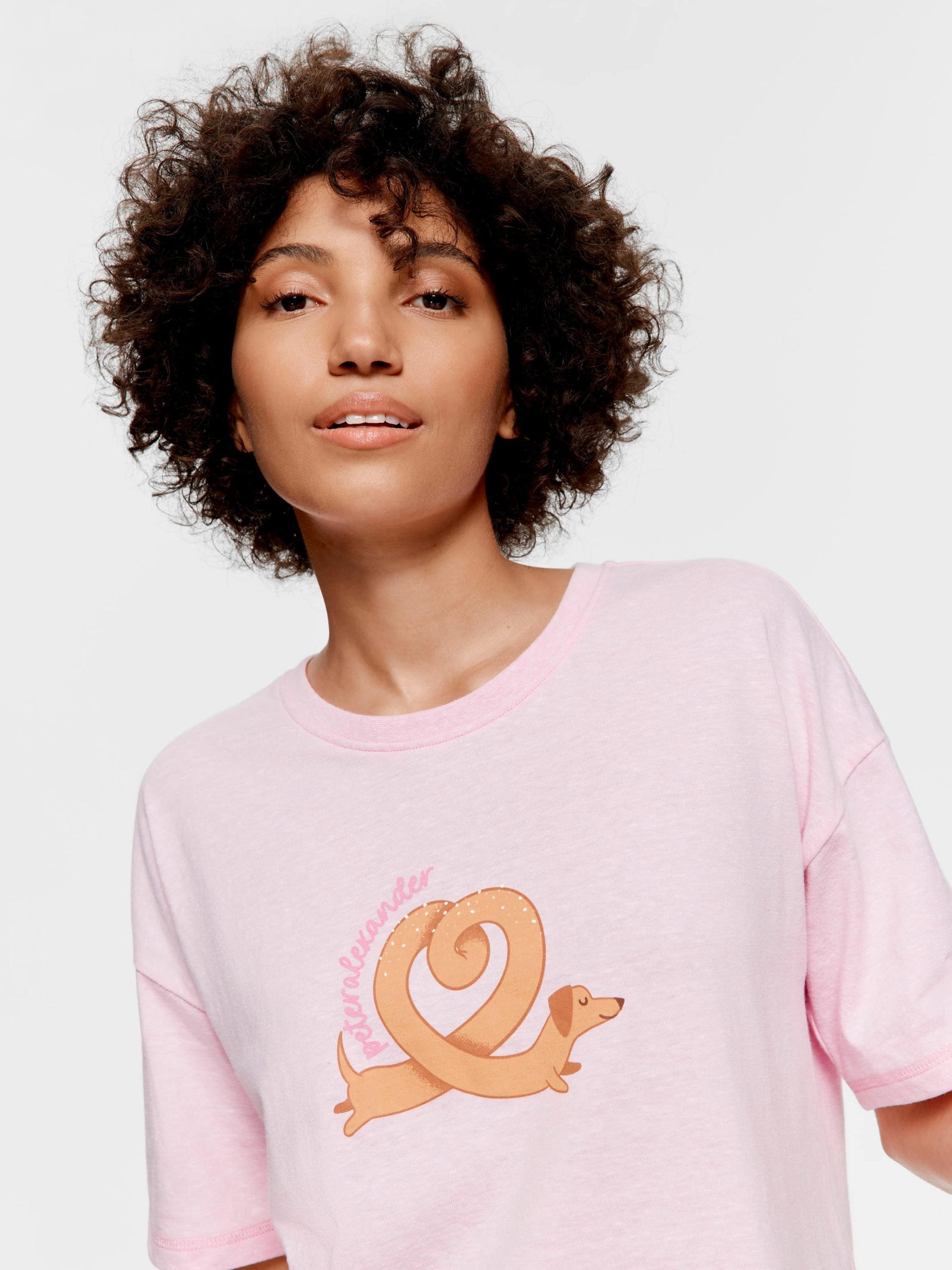 Pretzel Tee pink image 1