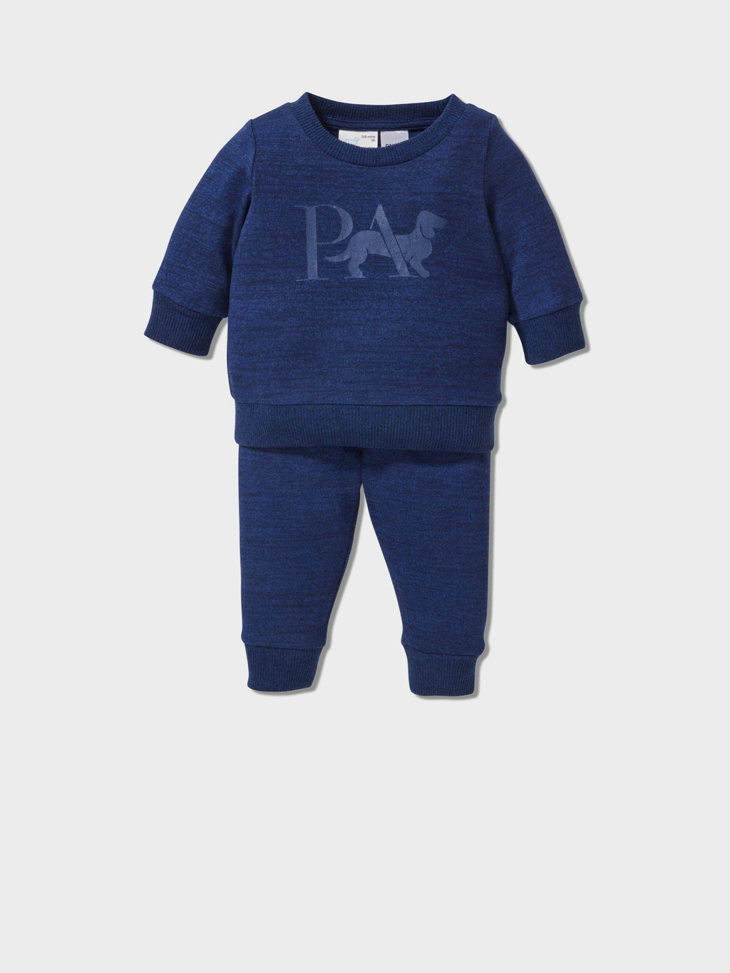 Baby Navy Marle Pj Set navymarle image 0