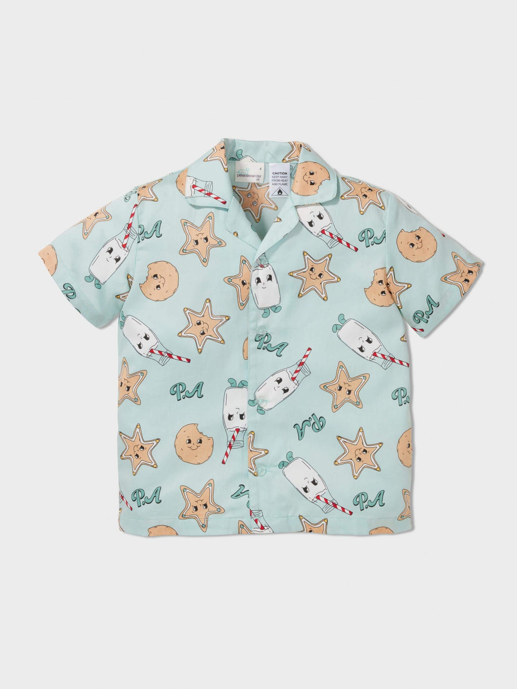 Jnr Kids Milk & Gingerbread Classic Pj Set multi image 2