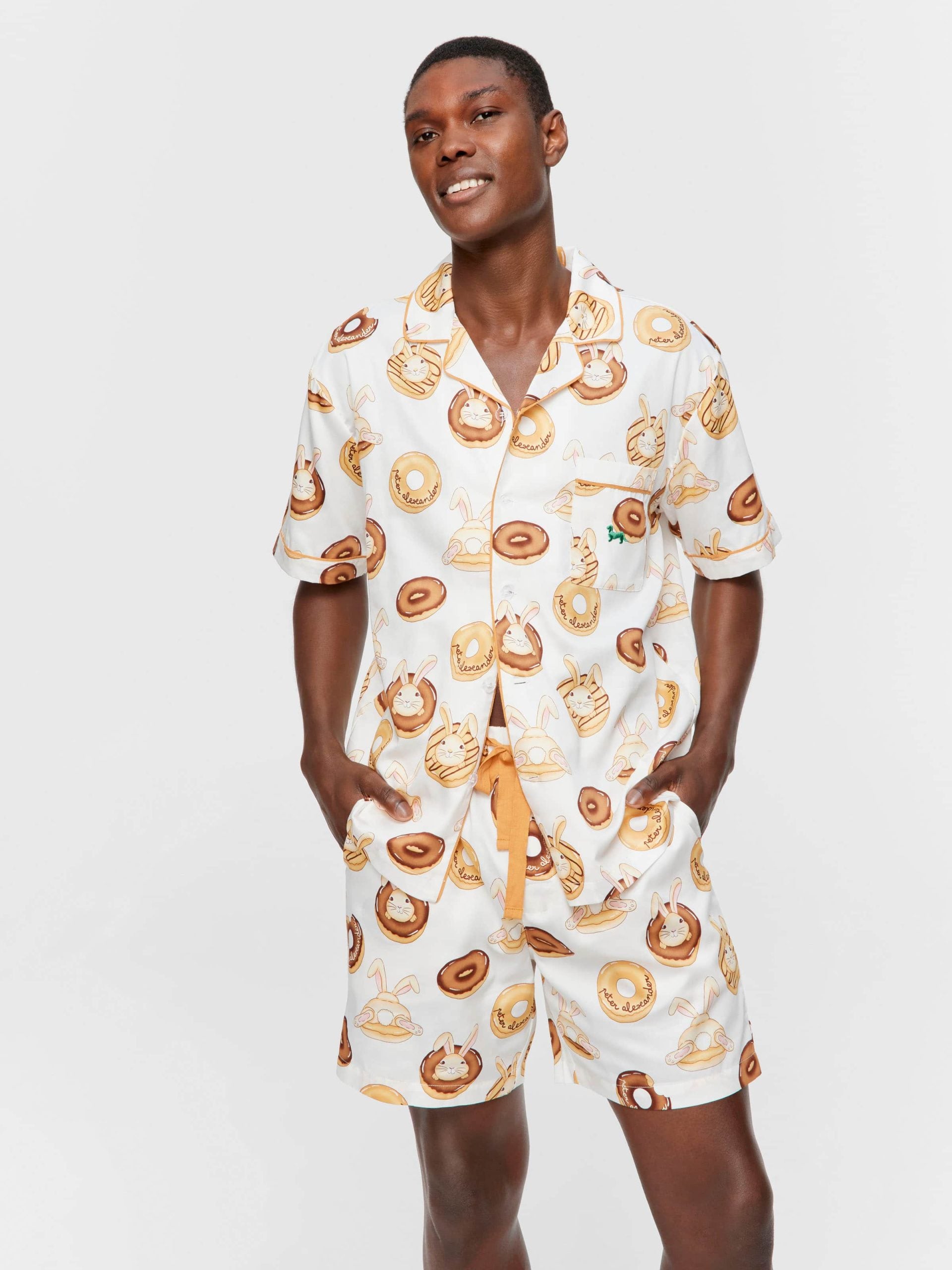 Krispy Kreme Bunnies Short Sleeve Pj Set multi image 3