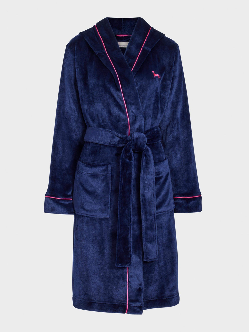 Navy Hooded Gown multi image 4