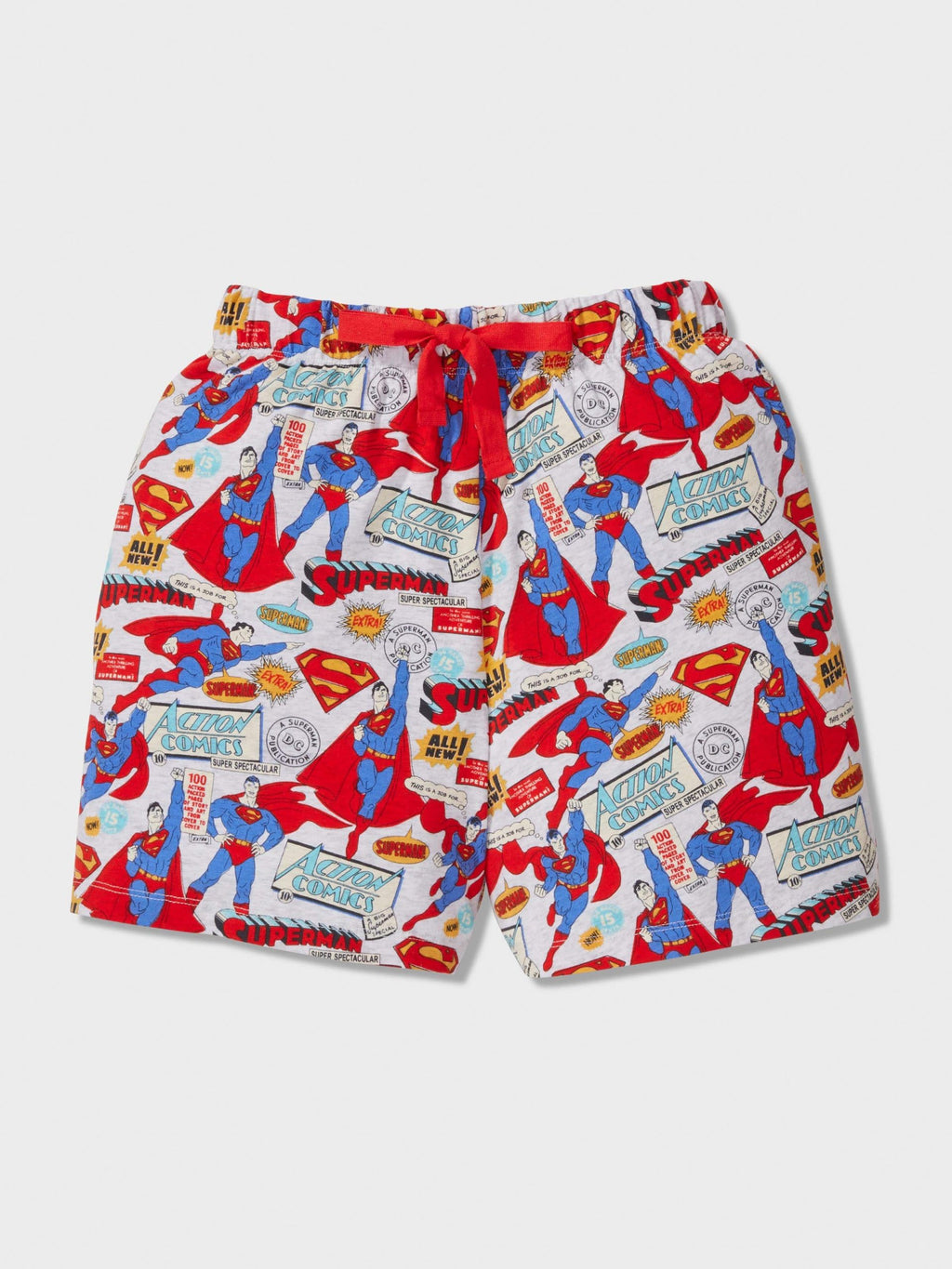 Boys Superman Comic Short Pj Set Multi image 1