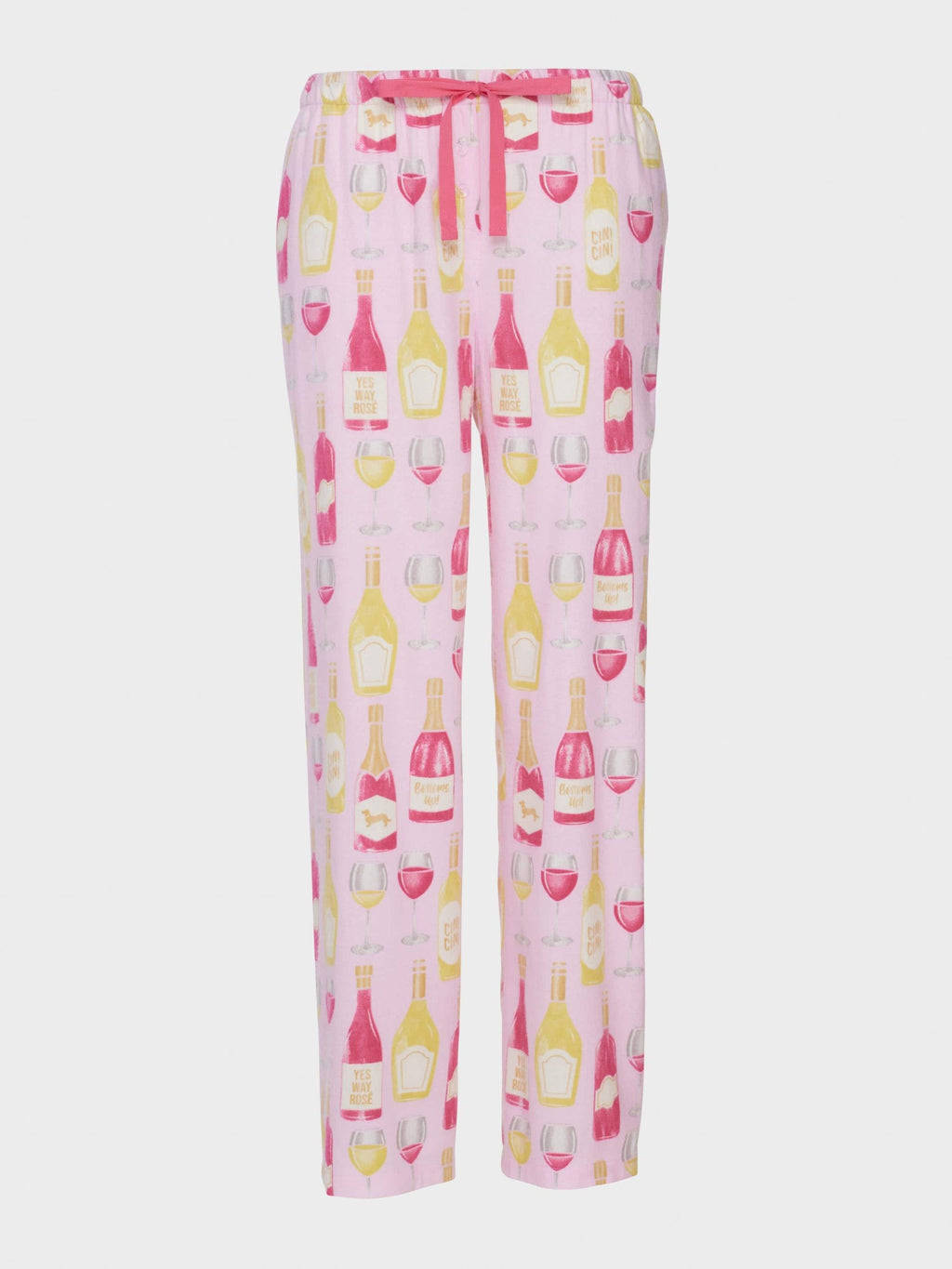 Wine Bamboo Flannelette Classic Pj Pant multi image 3