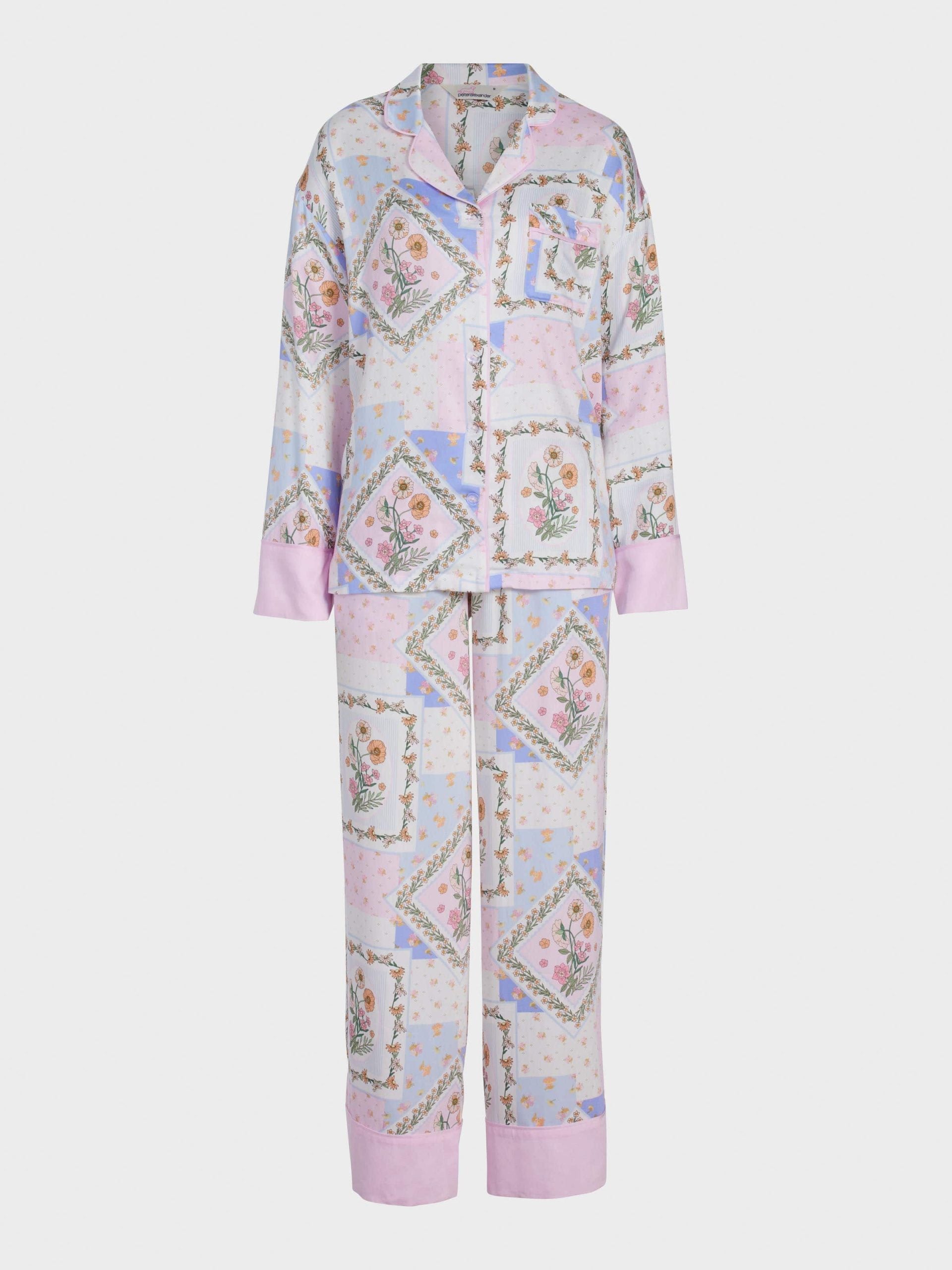 Floral Scarf Print Long Pj Set multi image 4