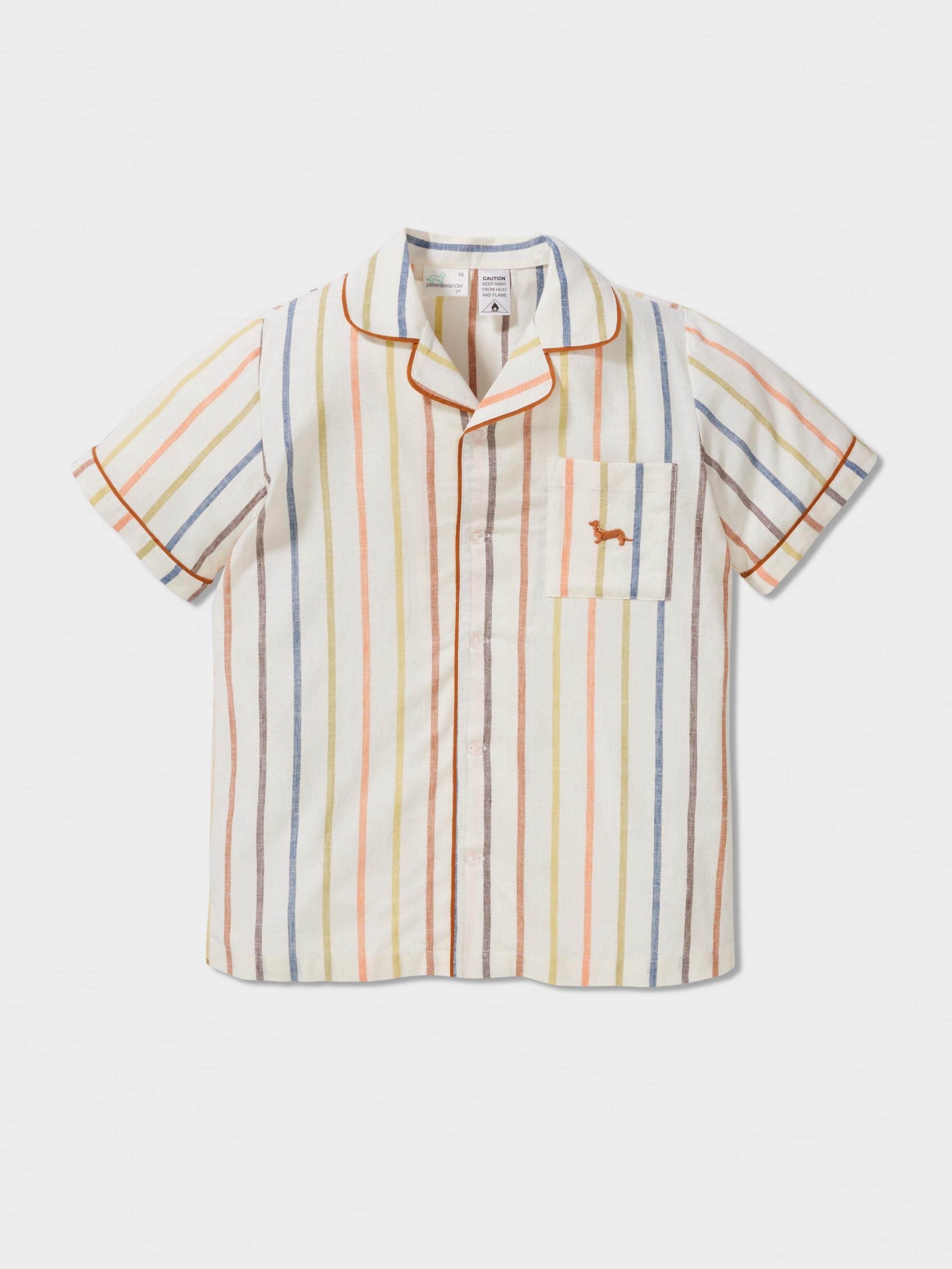 Boys Stripe Classic Pj Set multi image 4