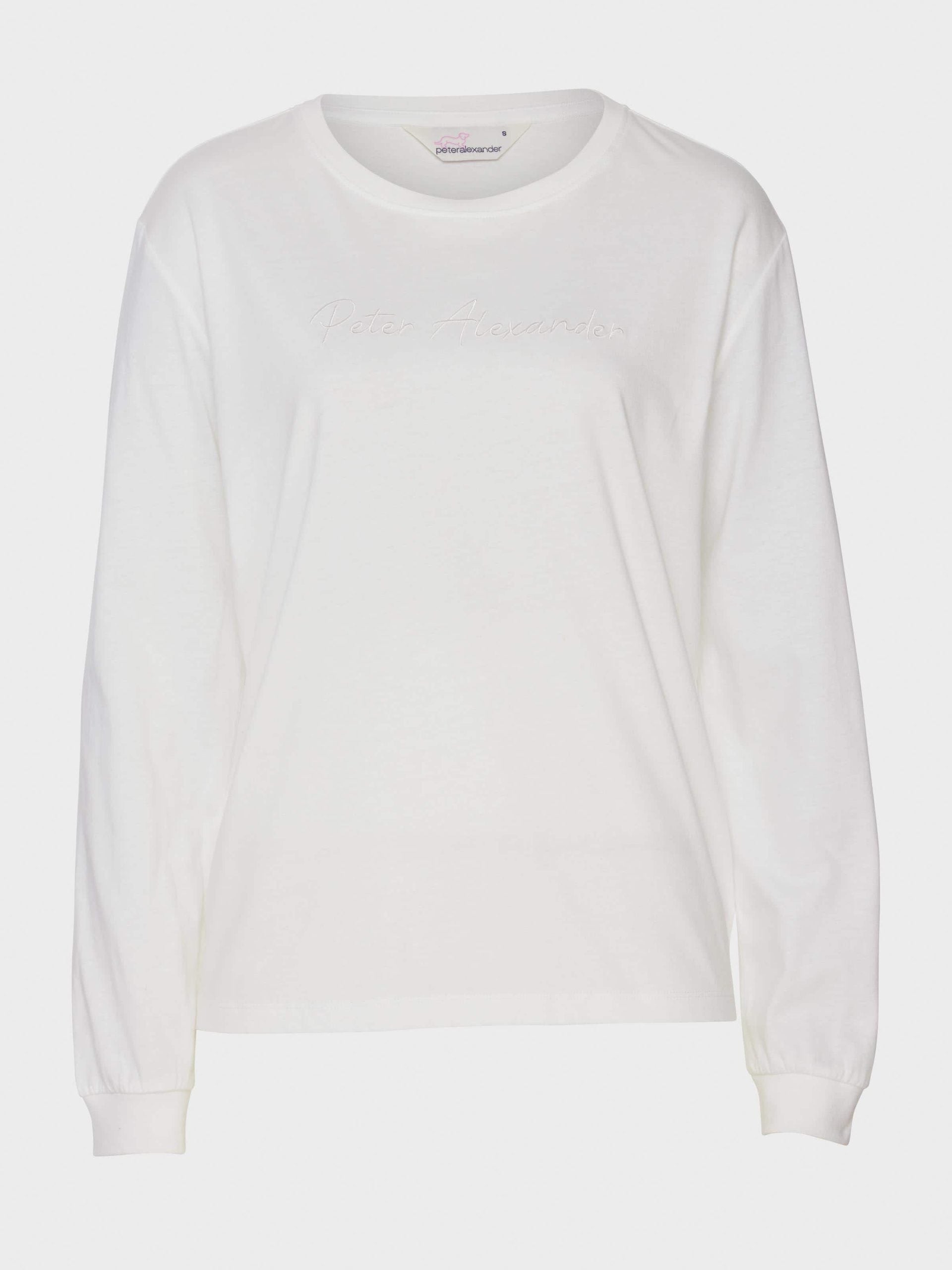 Cream Classic Long Sleeve Top cream image 3