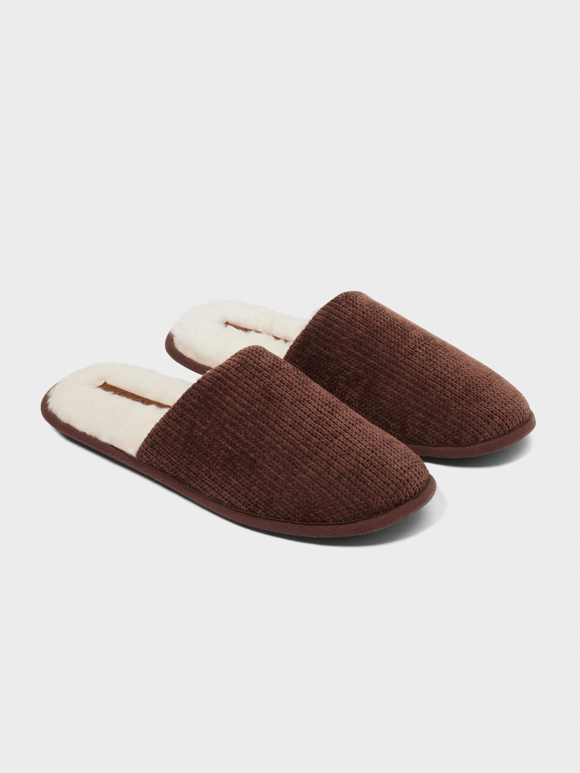 Mens Chenille Slide brown image 1