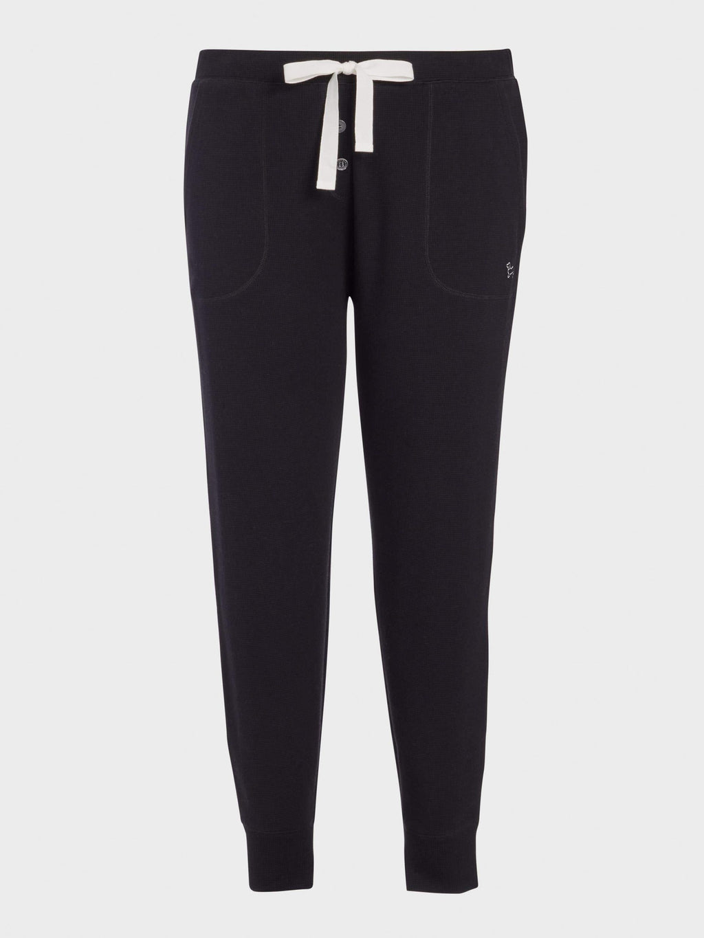 P.A. Plus Black Waffle Easy Pj Pant Black image 3