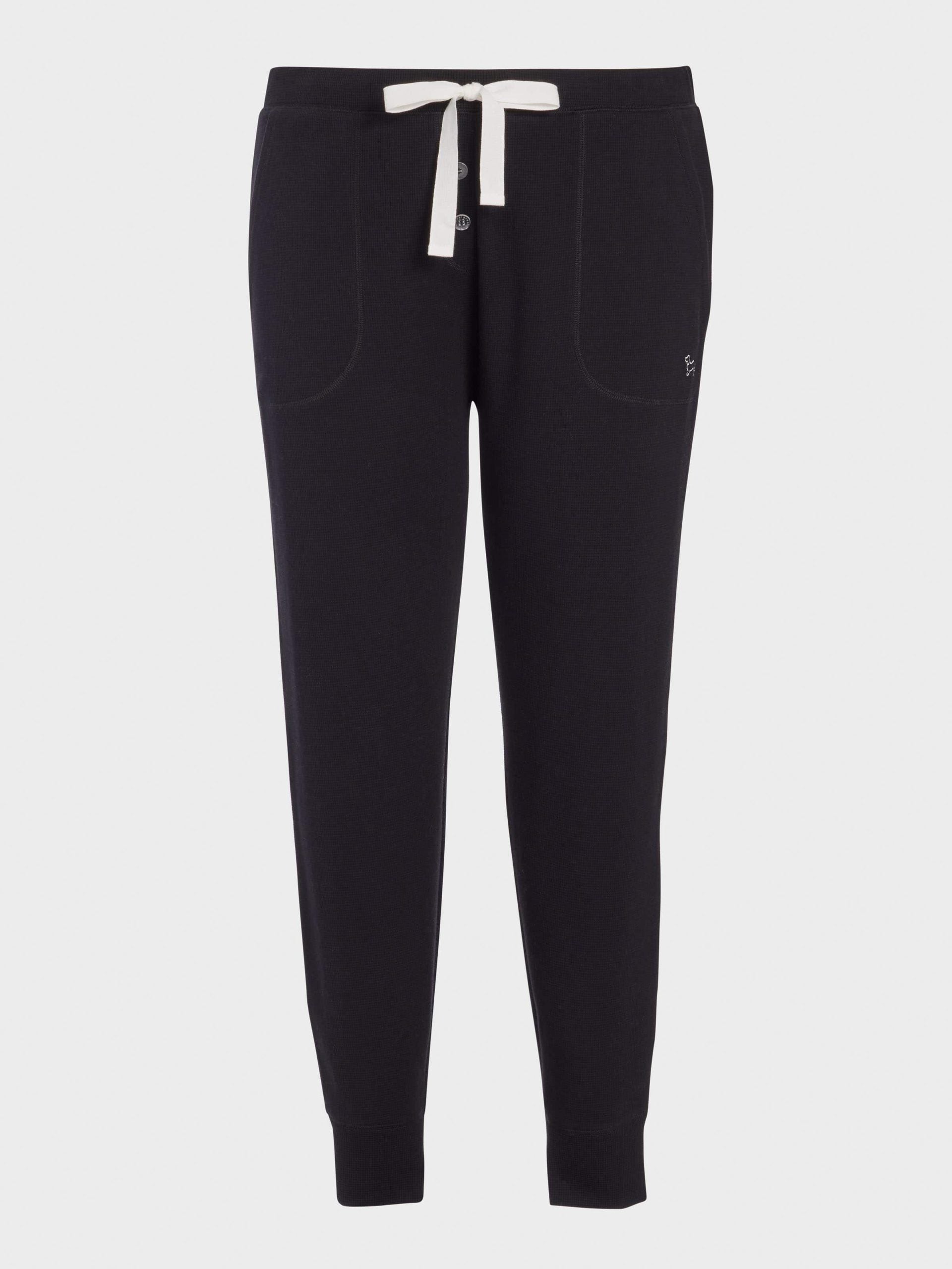 P.A. Plus Black Waffle Easy Pj Pant Black image 3