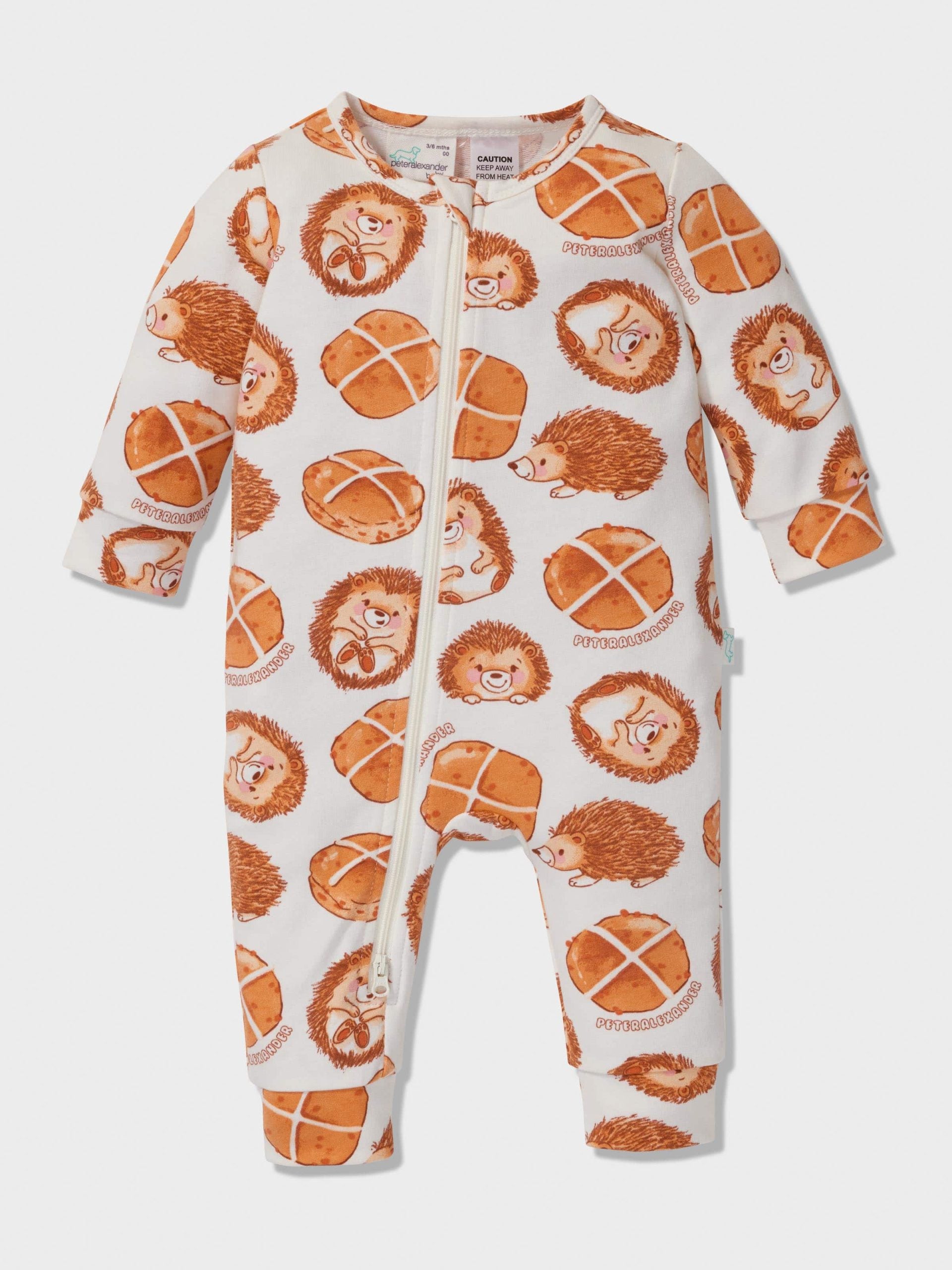 Baby Hot Cross Buns Onesie multi image 2