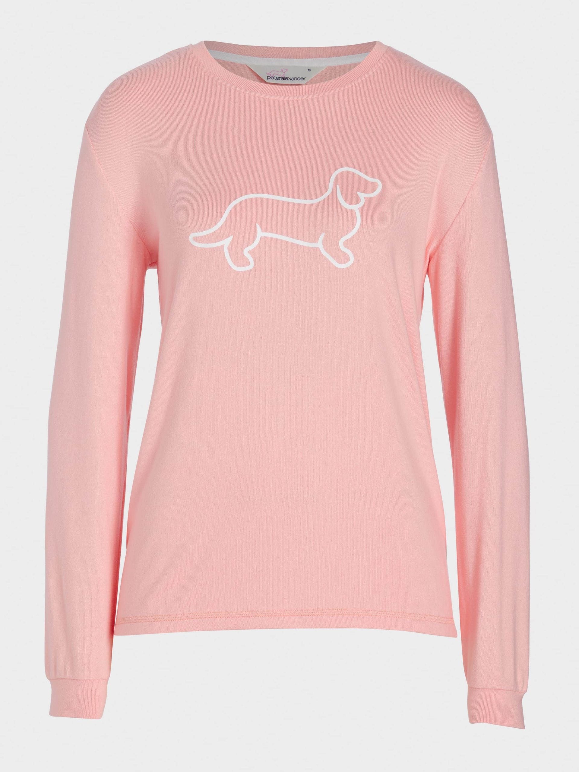 Peach Logo Plush Sweater peach image 3