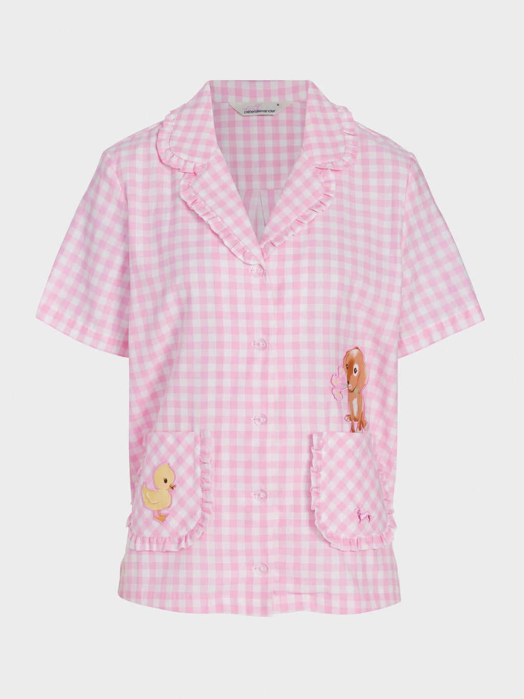 Pink Gingham Short Sleeve Shirt multi image 3