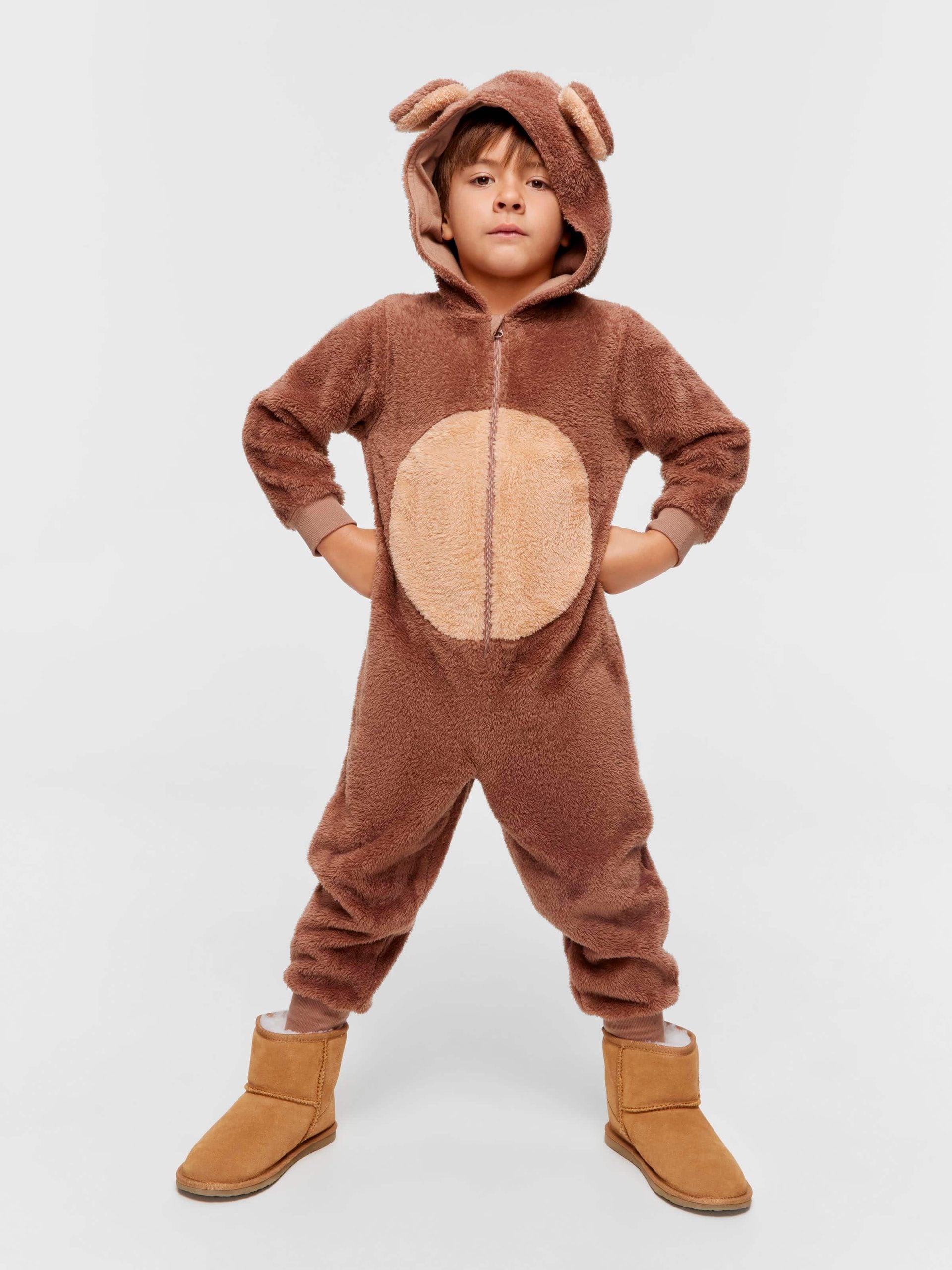 Jnr Kids Bear Onesie multi image 1