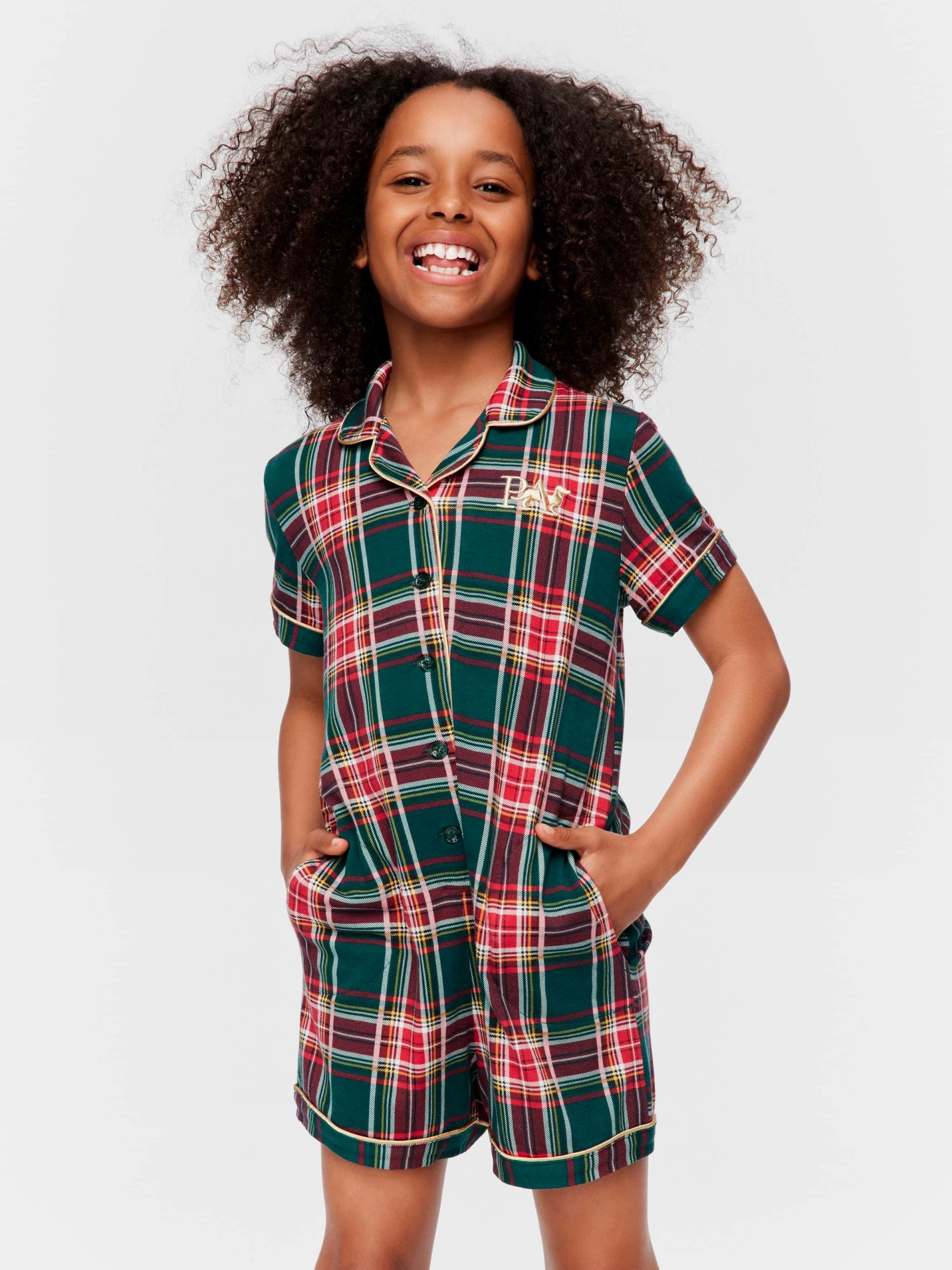 Kids Tartan Onesie multi image 2