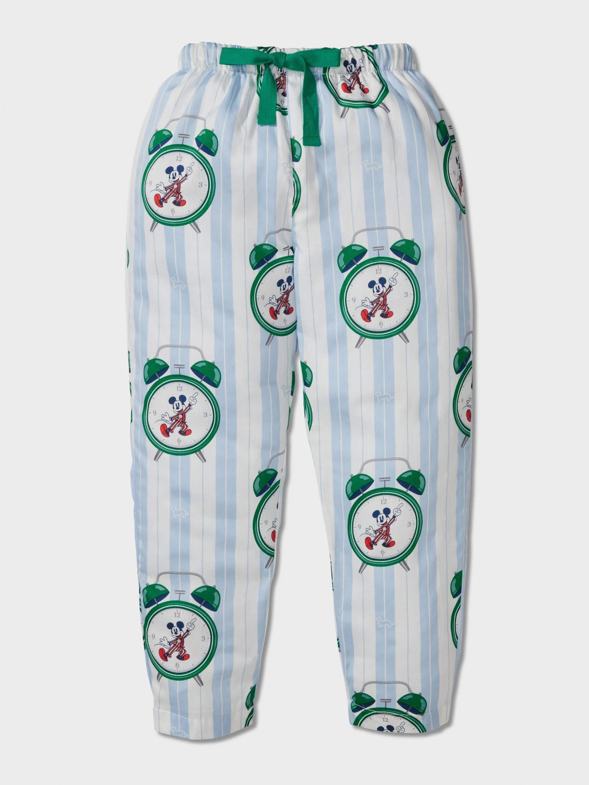 Jnr Boys Disney Mickey Clock Long Pj Set Multi image 1