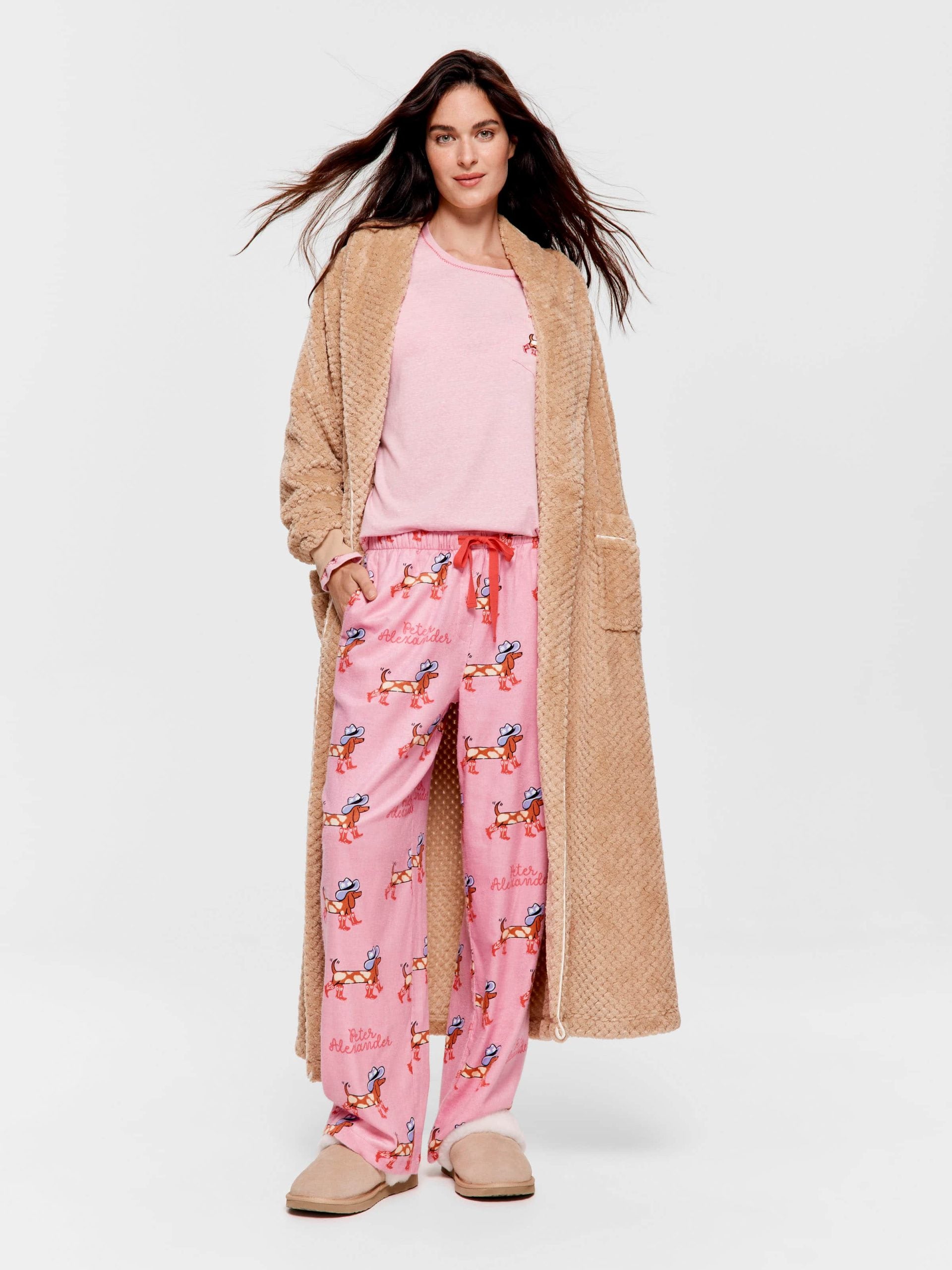Cowdog Bamboo Flannelette Classic Pj Pant Multi image 0