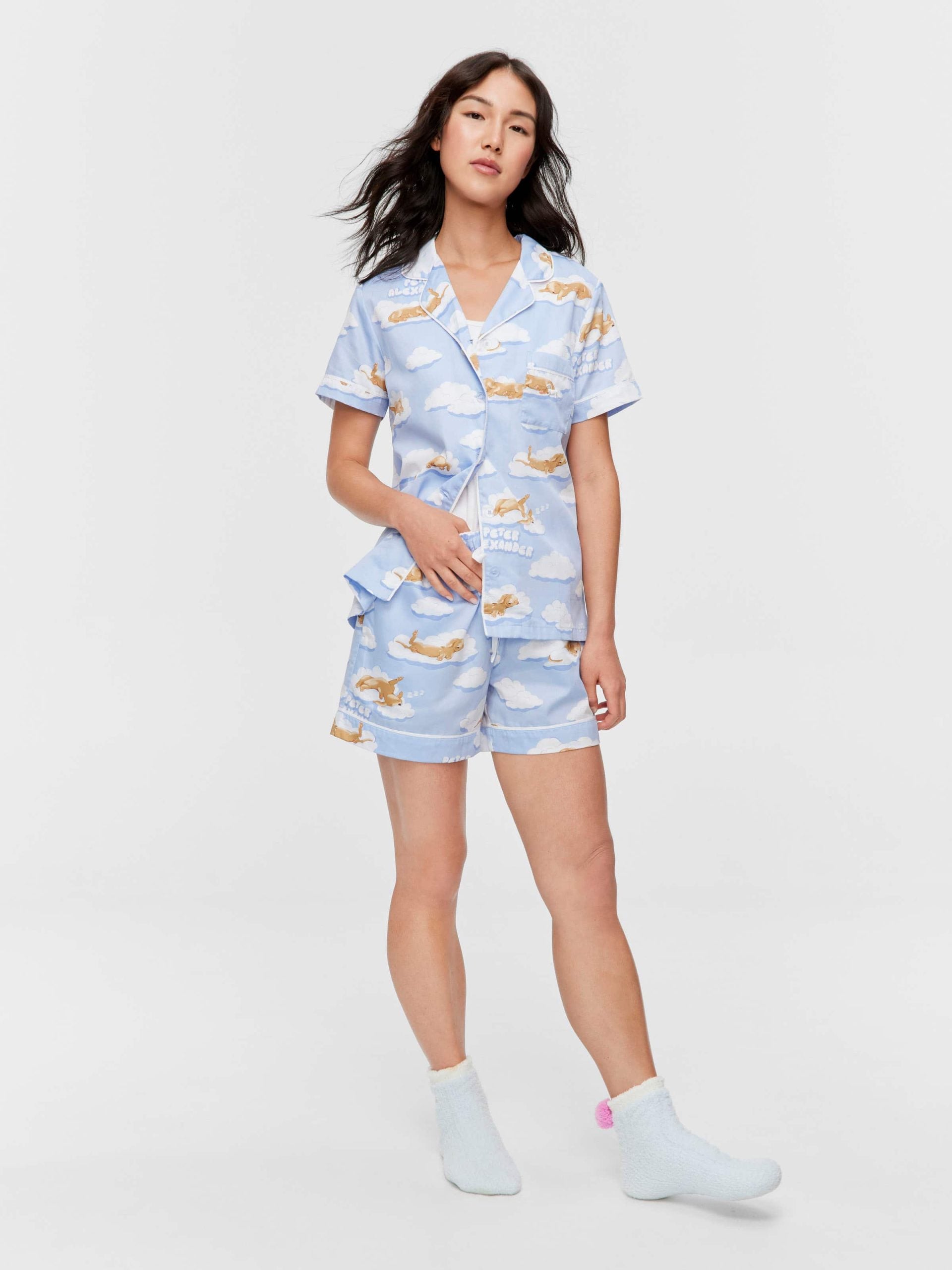 Penny On Cloud Shortie Pj Set Multi image 2