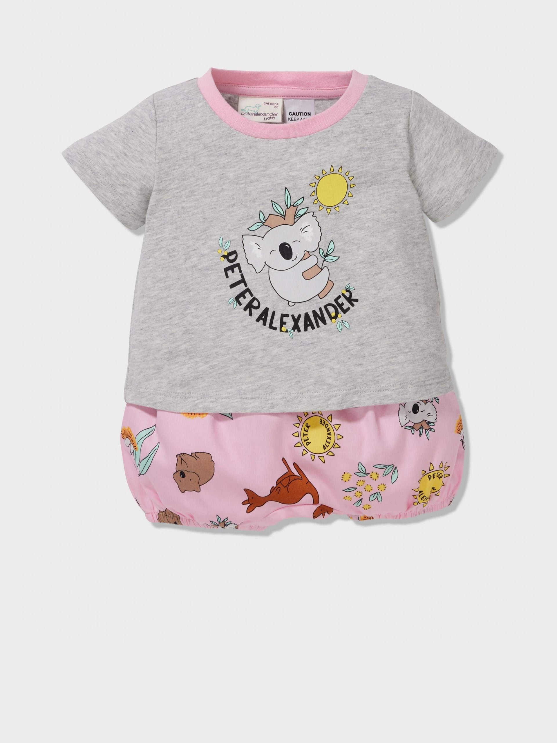 Baby Australia Print Pj Set multi image 0