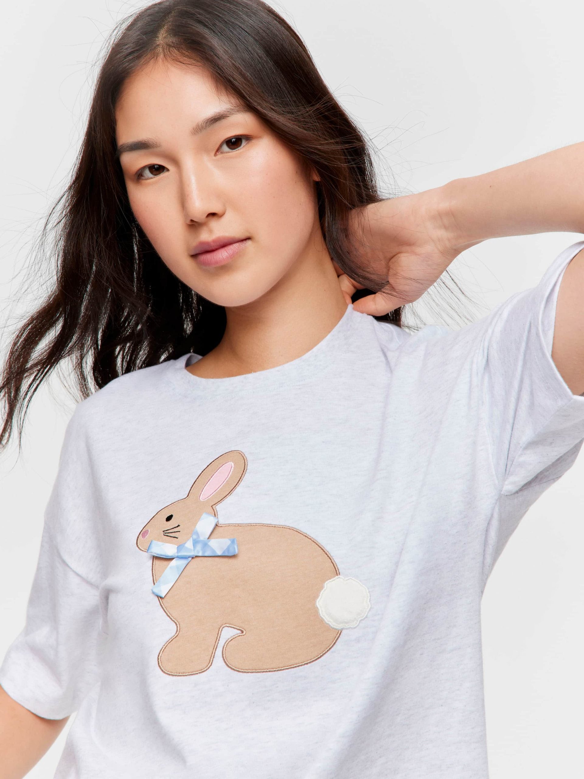 Crafty Bunny Tee greymarle image 0