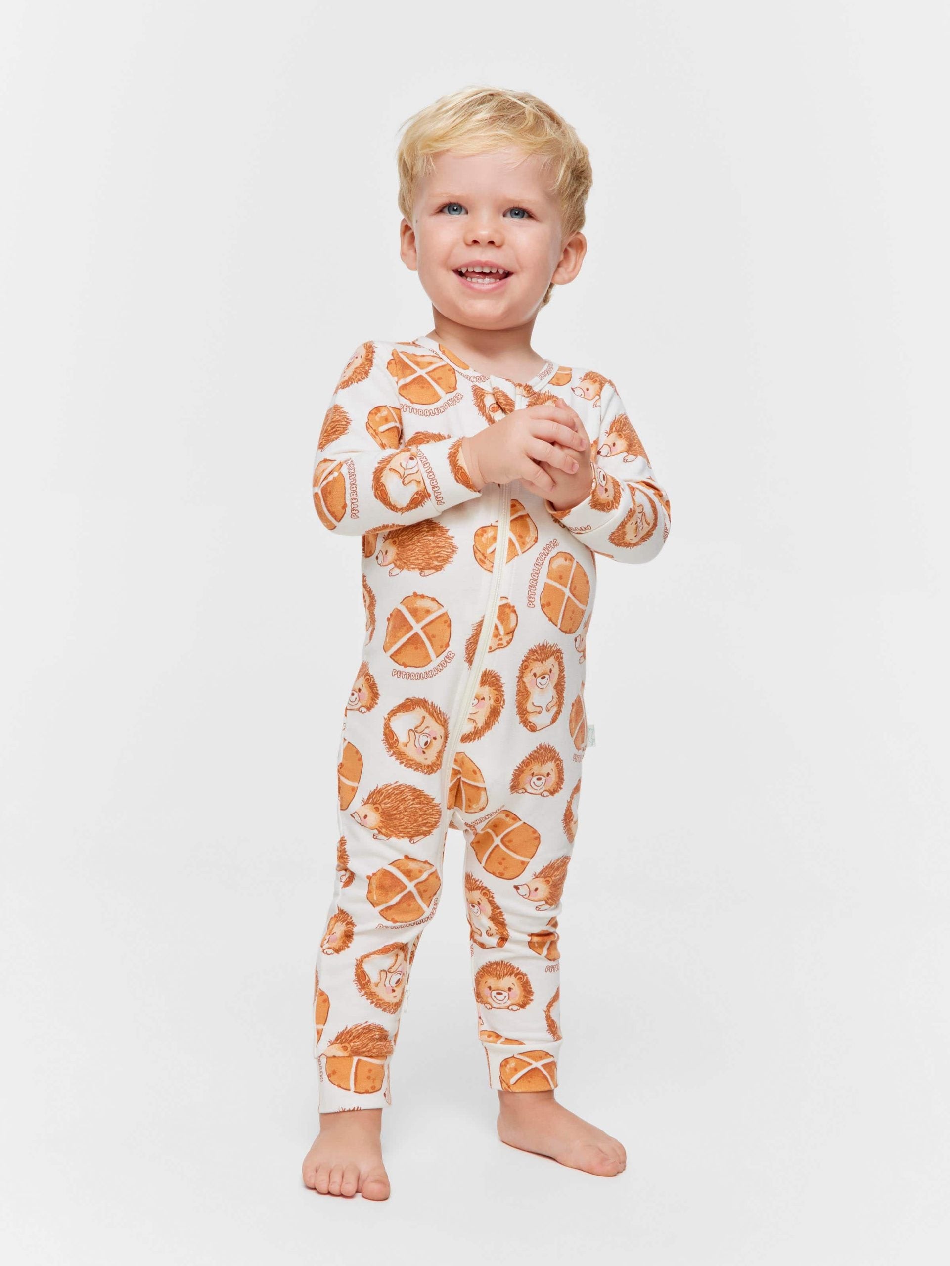 Baby Hot Cross Buns Onesie multi image 1