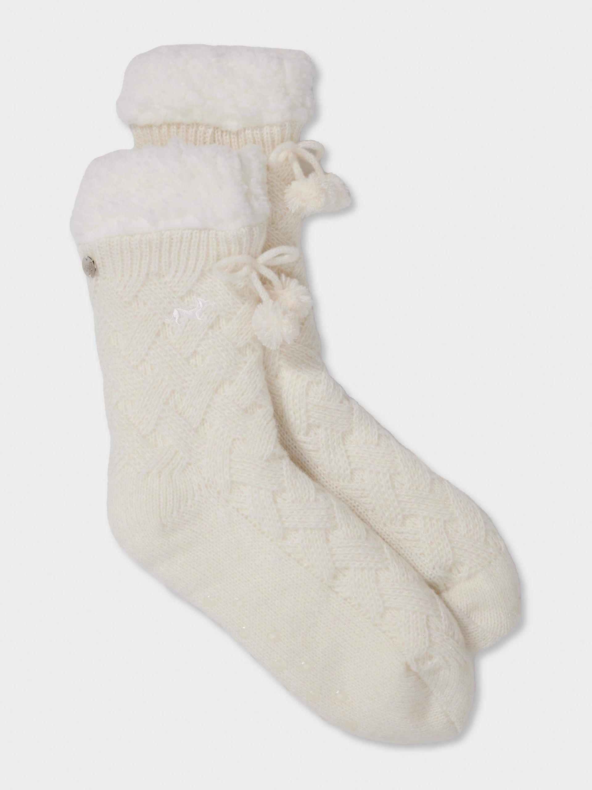 Sparkle Chunky Sock white image 2