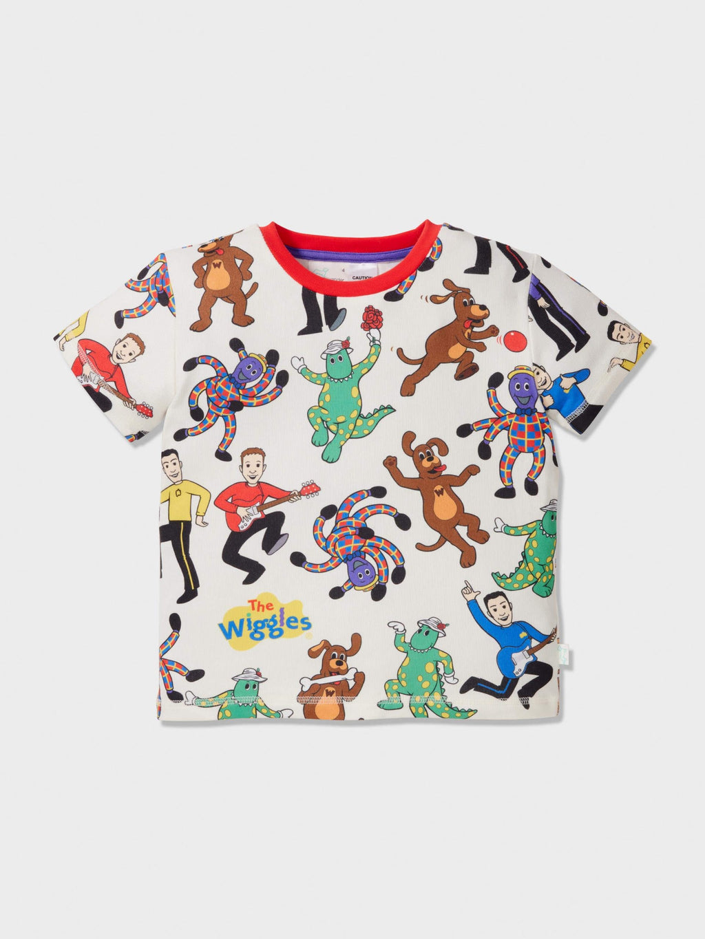 Jnr Kids The Wiggles Plush Short Pj Set Multi image 2