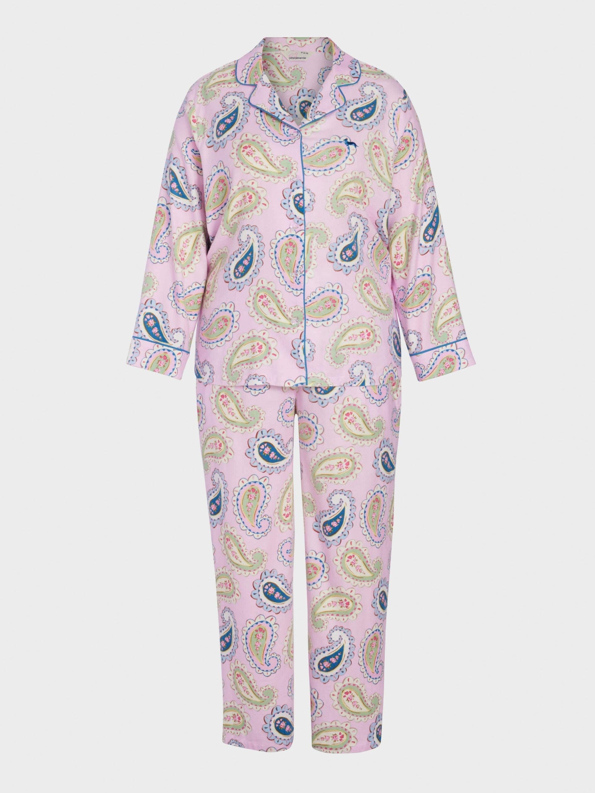 P.A. Plus Cowgirl Paisley Bamboo Flannelette Classic Pj Set Multi image 4