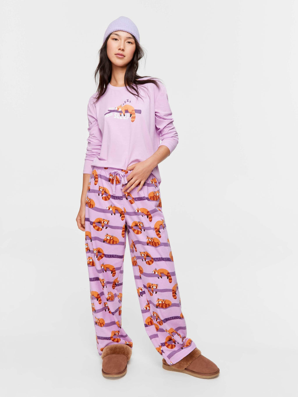 Red Panda Classic Flannelette Pj Pant multi image 1