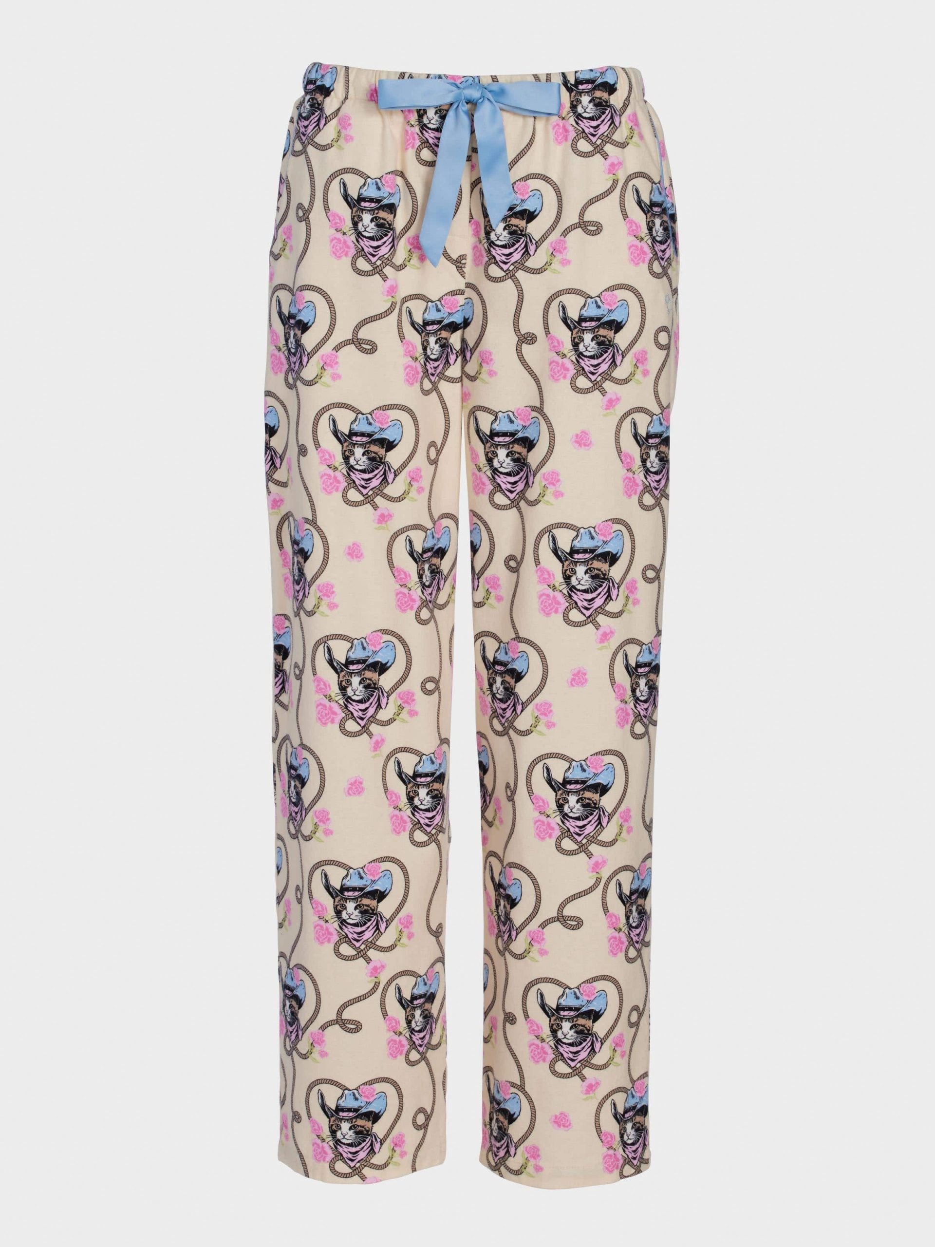 Cowboy Kitty Flannelette Classic Pj Pant Multi image 3