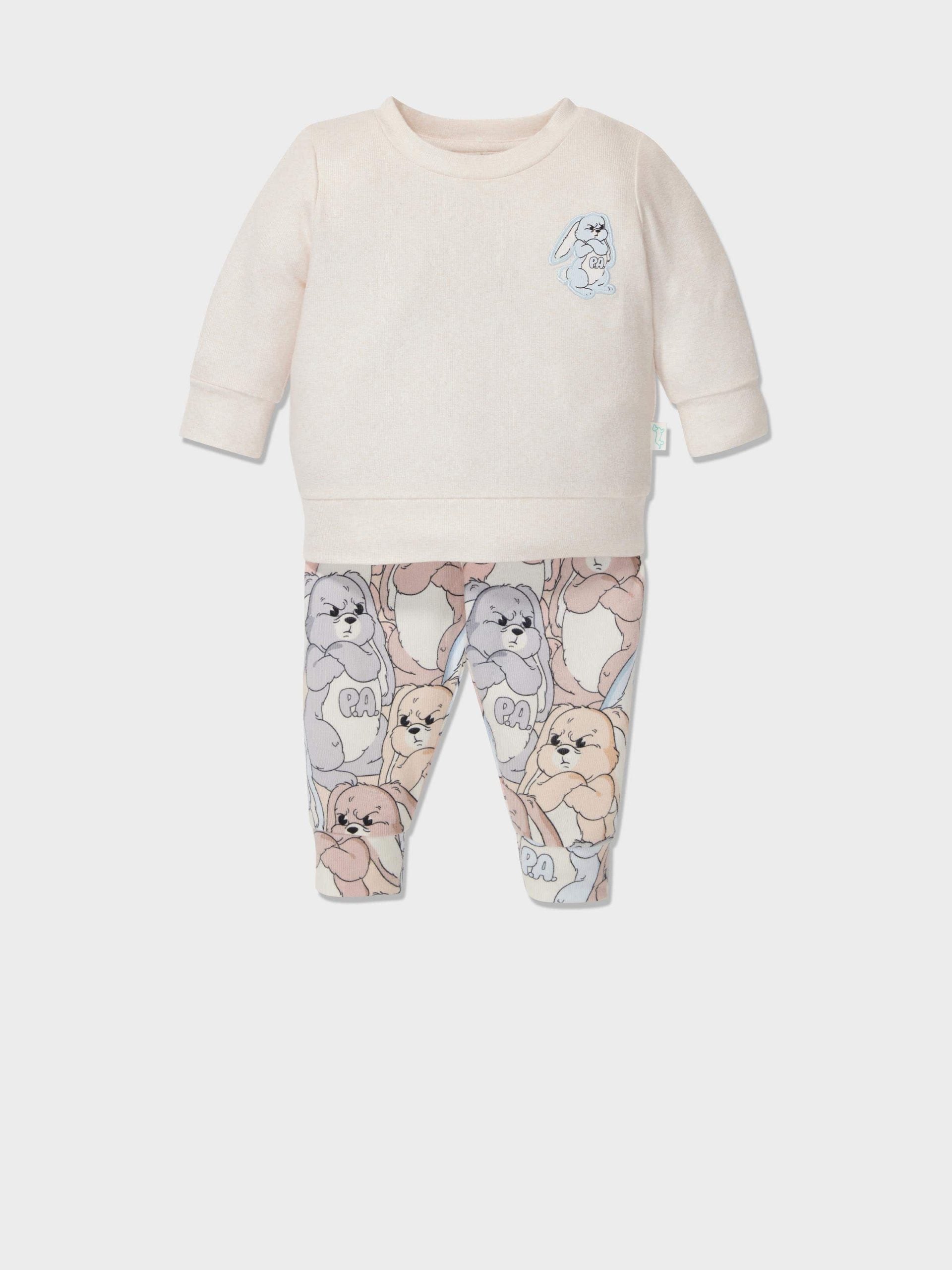 Baby Grumpy Bunny Pj Set multi image 0
