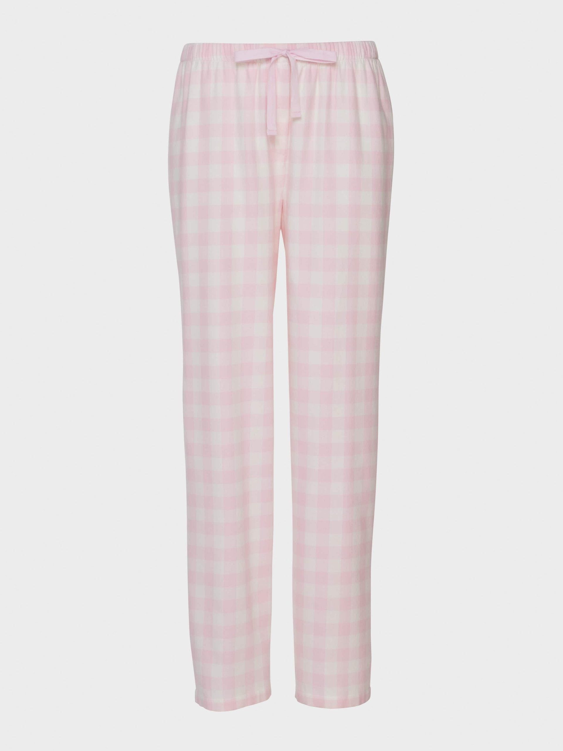 Pink Gingham Classic Flannelette Pj Pant multi image 3