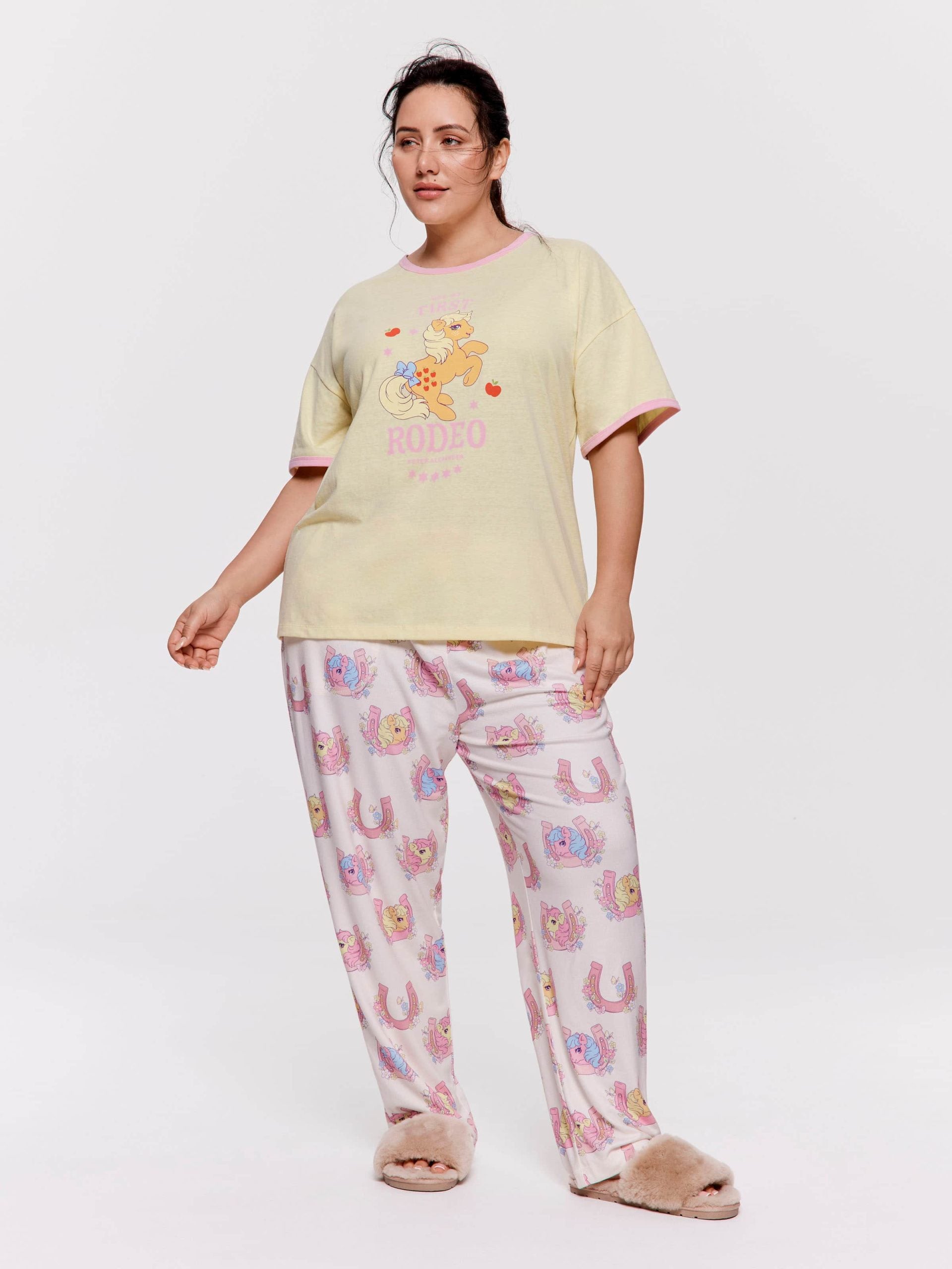 P.A. Plus My Little Pony Rodeo Oversized Tee Yellow image 2