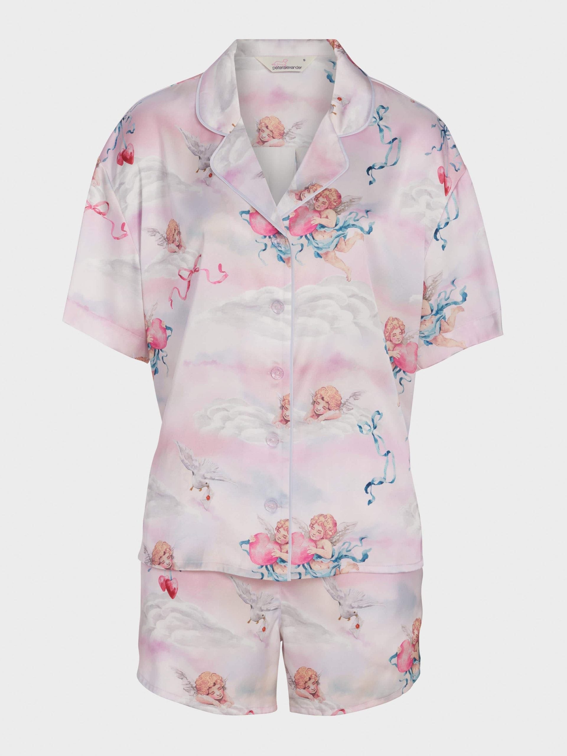 Cherub Satin Shortie Pj Set Multi image 4