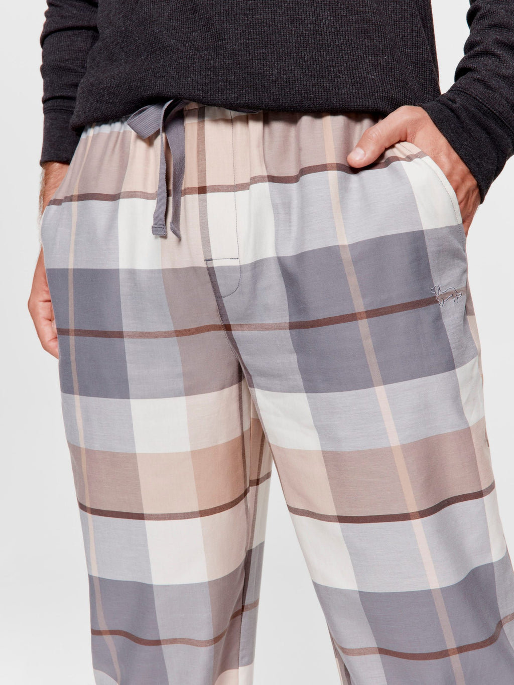 Grey Check Classic Pj Pant multi image 2
