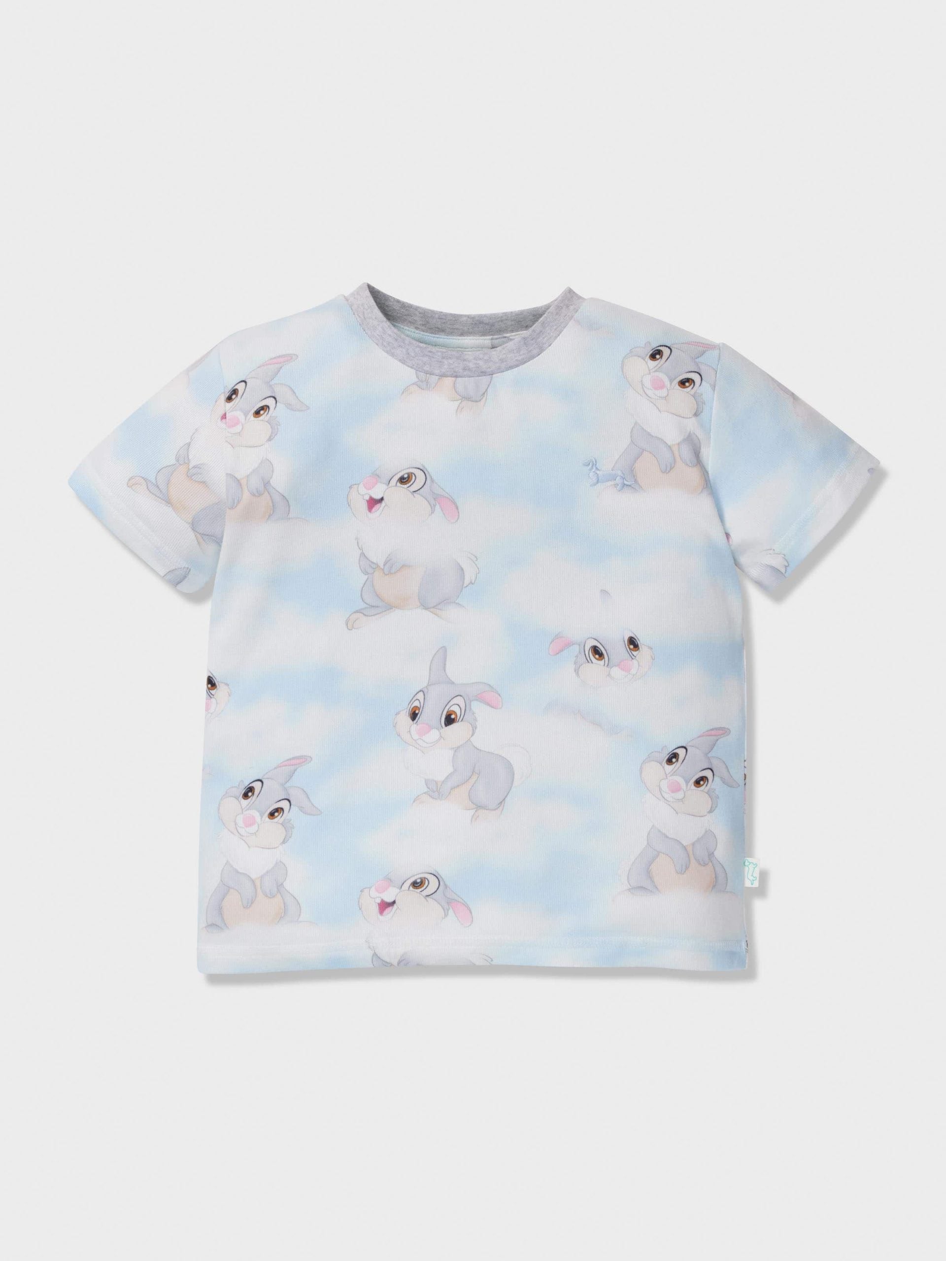 Jnr Kids Thumper Clouds Shortie Pj Set multi image 2